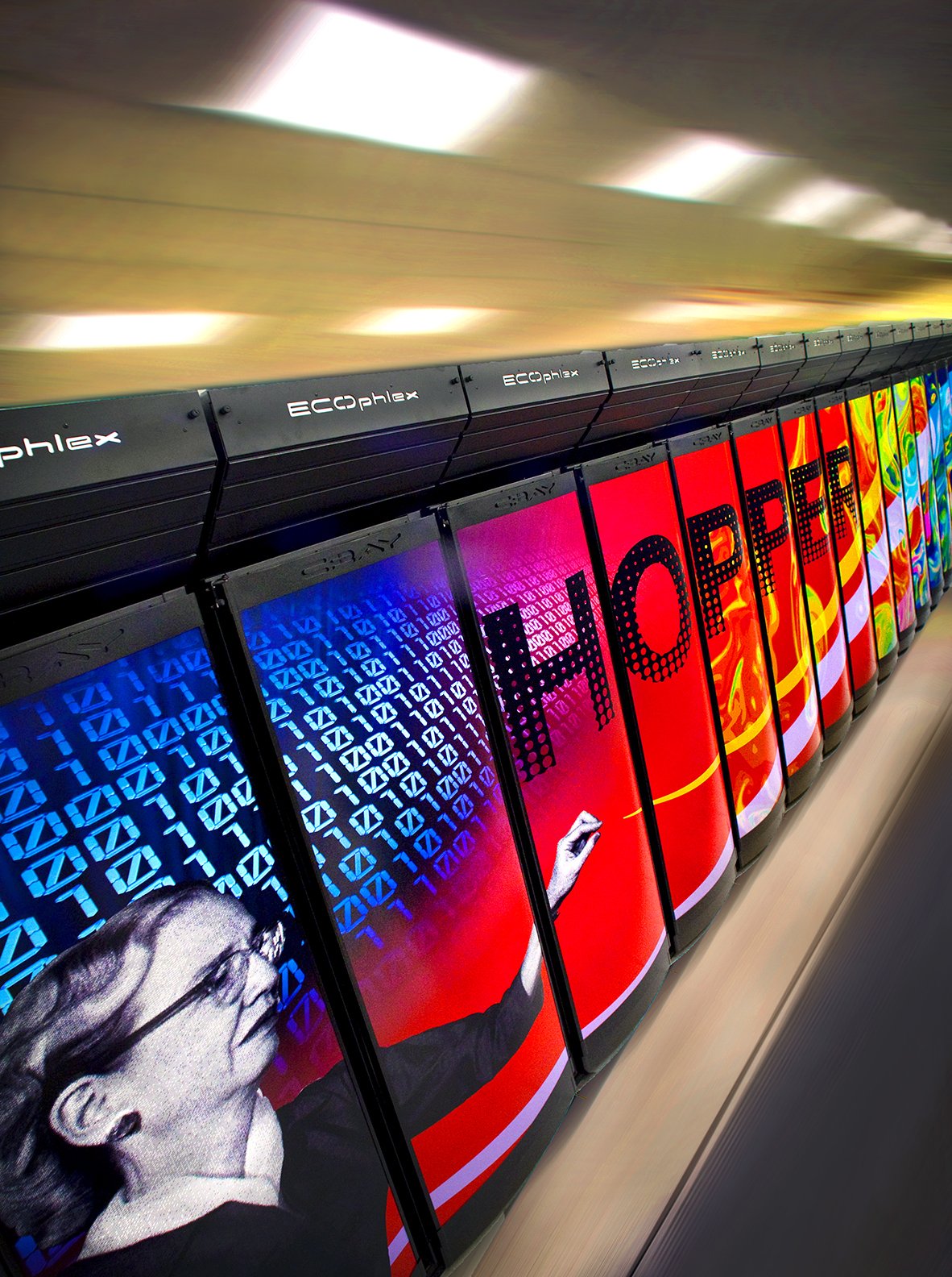 "Hopper" Cray  supercomputer cluster  -  NERSC (National Energy Research Scientific Computing) /LBNL - Oakland, California   2010 - client: US Dept. of Energy