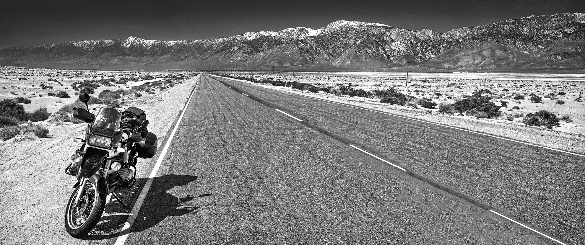 Solo ride to Death Valley - 1999 BMW GS1100R - Sierra Nevada, California 2011