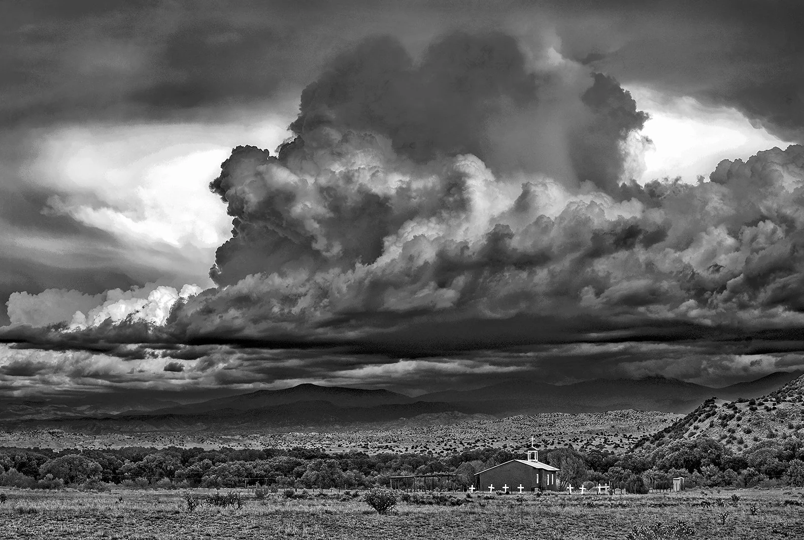 Thunderstorm over Hernandez  -  New Mexico  2009