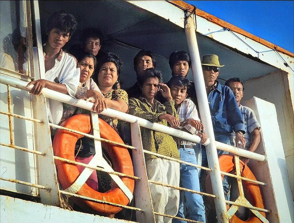 Passenger ferry - Semarang, Indonesia 1993 - client: Royal Cruises Line