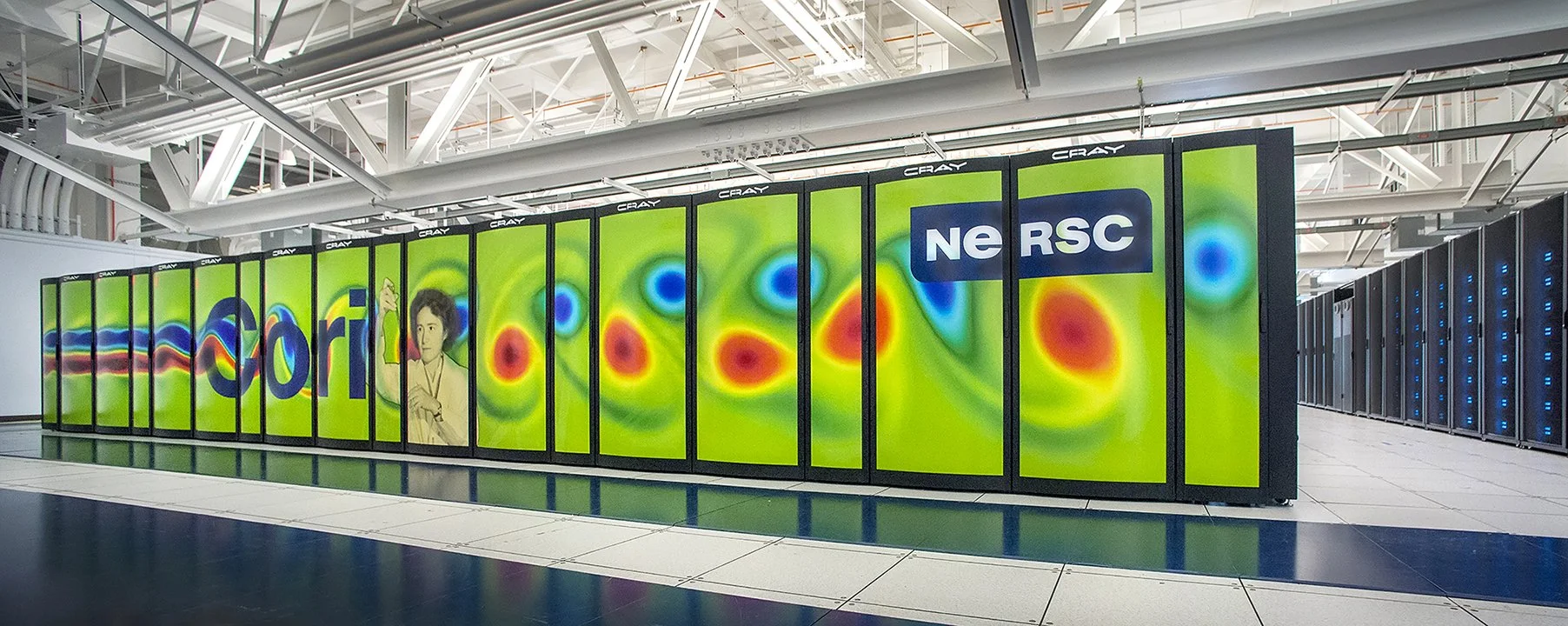 "CORI" Cray supercomputer cluster - LBNL - Berkeley, California 2015