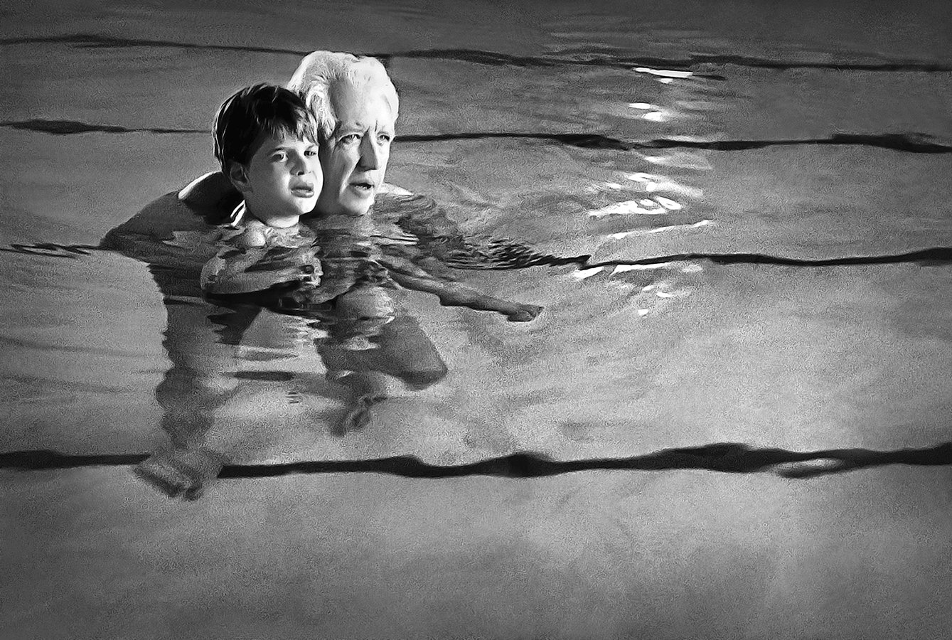 Youth rehabilitation swim class - Easter Seals Therapy Pool - Ventura, California 1985 - client: Bank of America