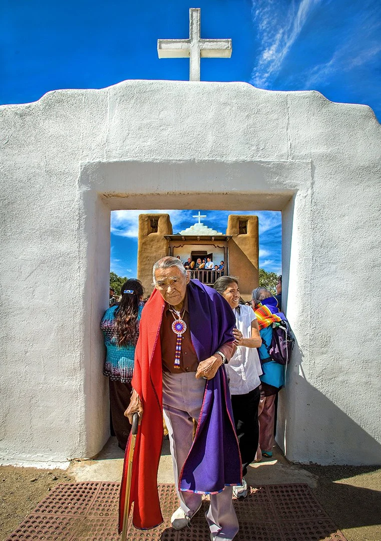 Grandfather - Puebloan wedding - Taos Pueblo - Taos, New Mexico 2009