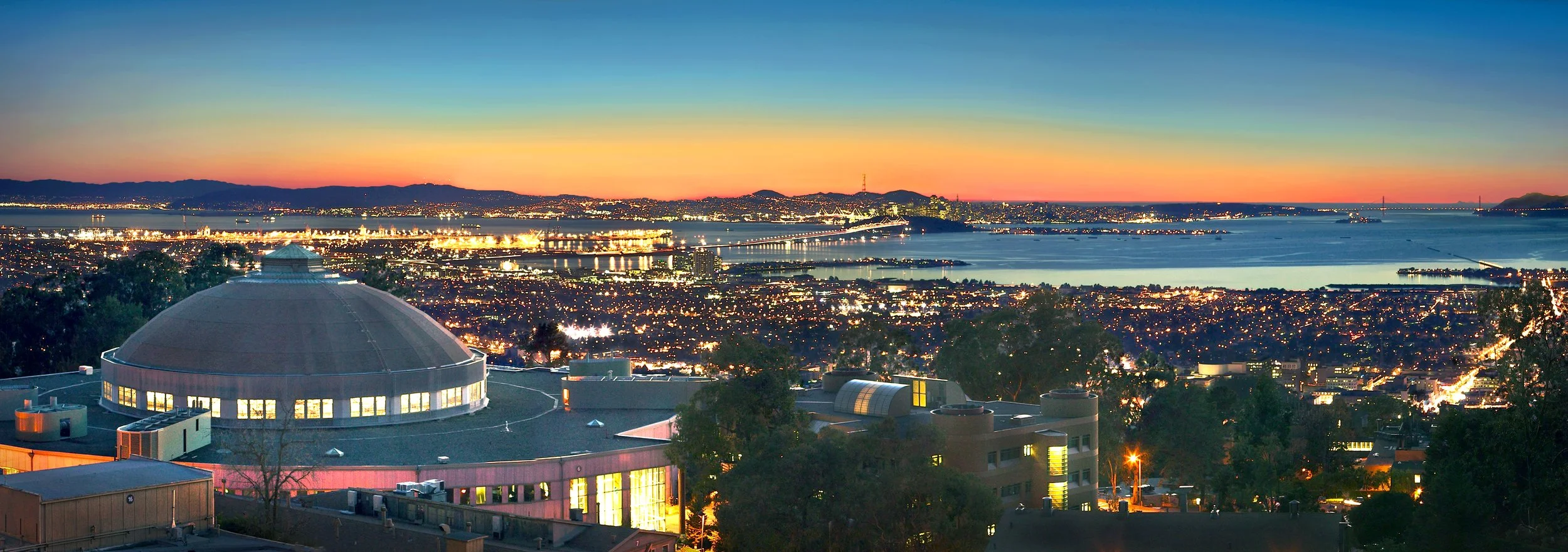 LBNL Advanced Light Source - sunset San Francisco Bay Area  2004 - client: US Dept. of Energy/LBNL