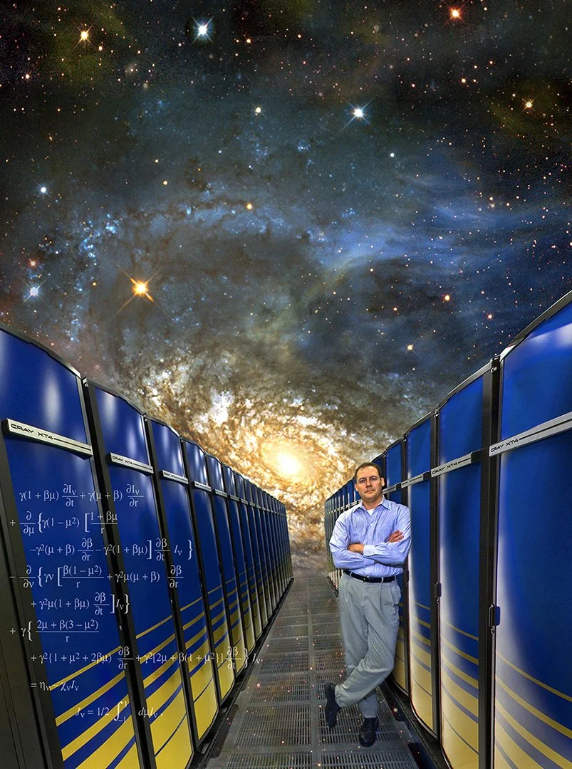 Peter Nugent - computational astrophysicist - Cray XT4 computers - NERSC - Oakland, California 2007 - client: US Dept. of Energy