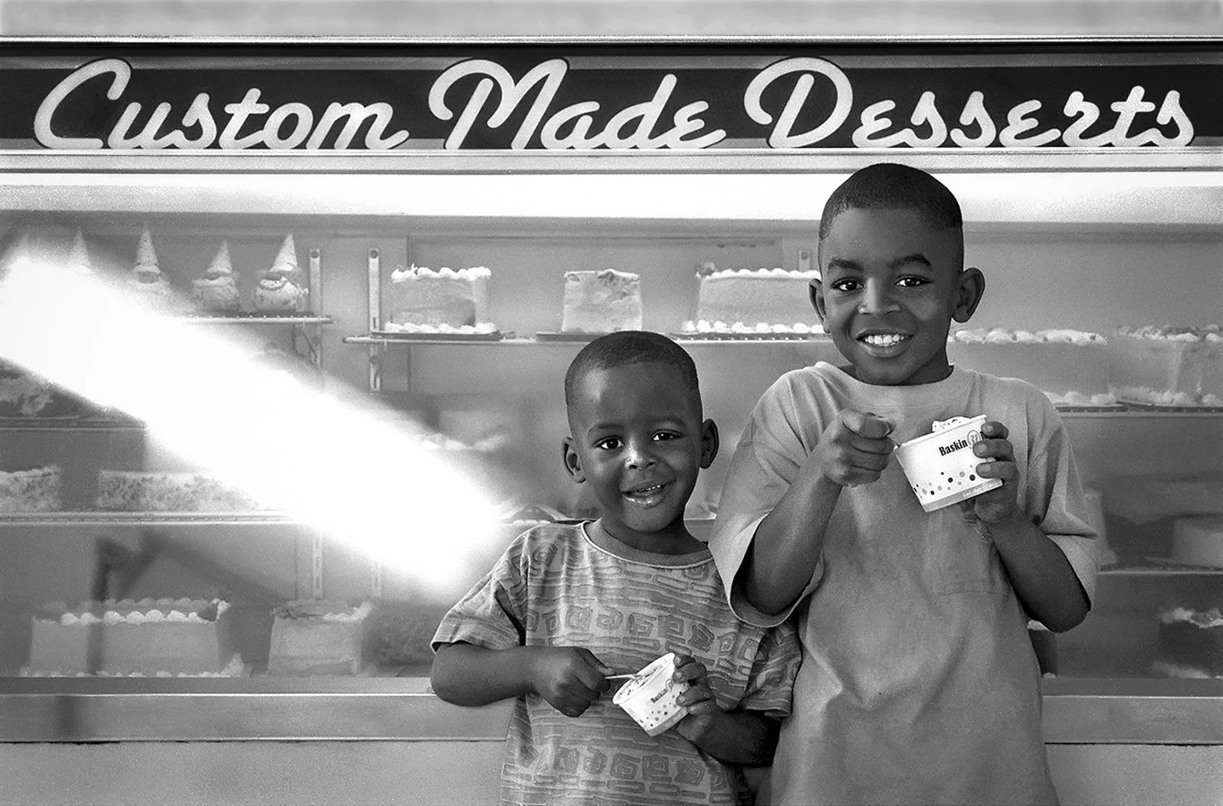 Ice Cream Baskin Robbins - South Central Los Angeles, California 1993
