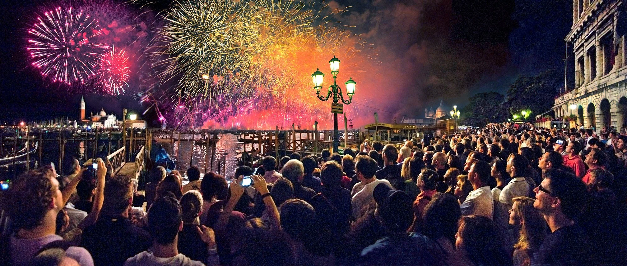 Redentore Festival Fireworks - Saint Marks piazza - Venice, Italy 2008