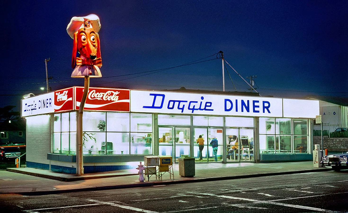 Doggie Diner - near Ocean Beach & SF Zoo - San Francisco, California 1983