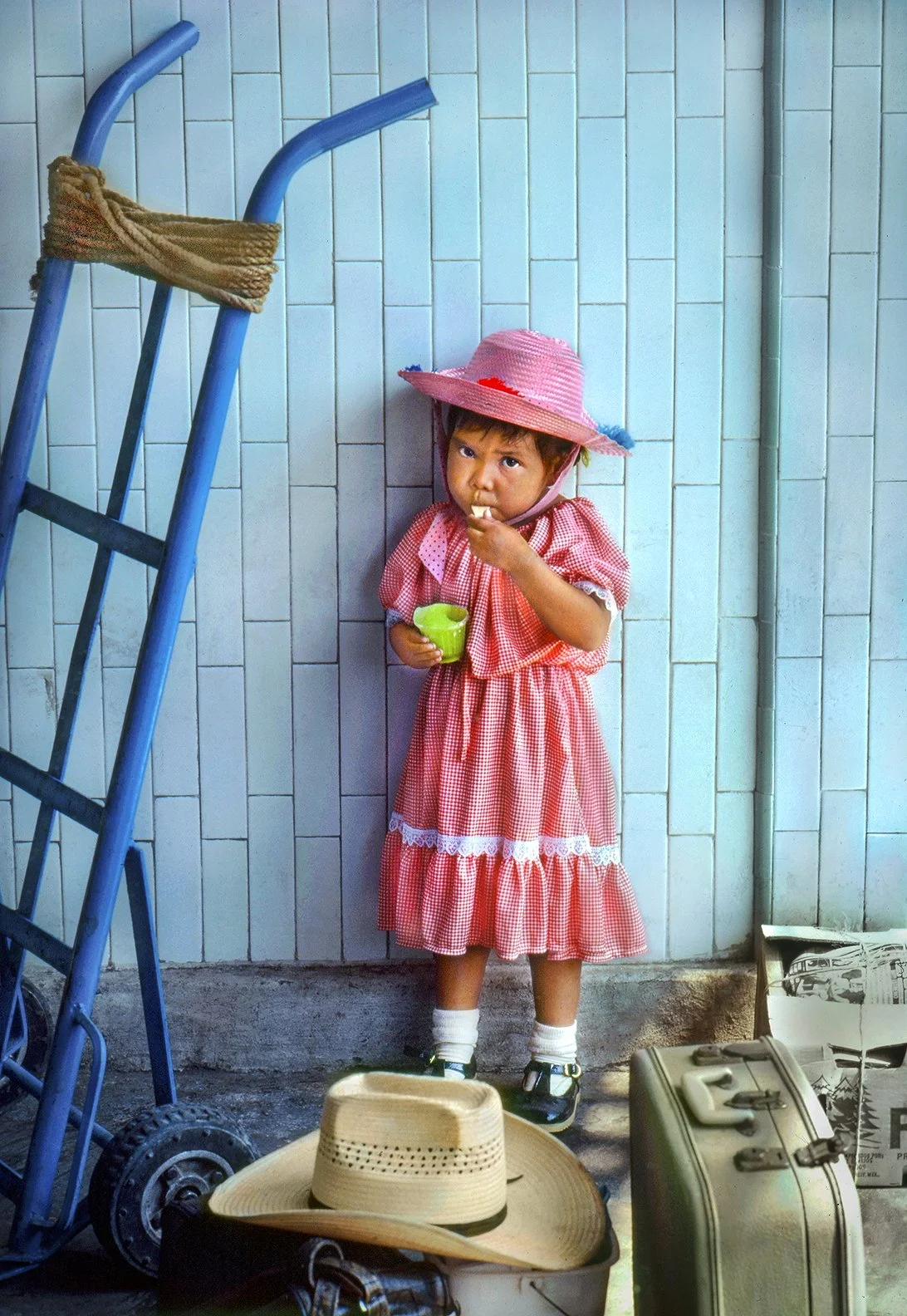 Bus Depot  - Uruapan, Mexico  1980