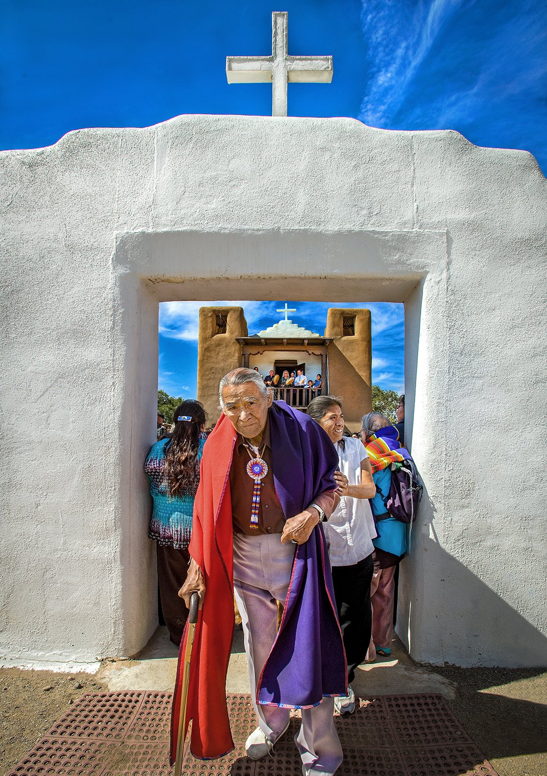 Grandfather - Puebloan wedding - Taos Pueblo - Taos, New Mexico 2009