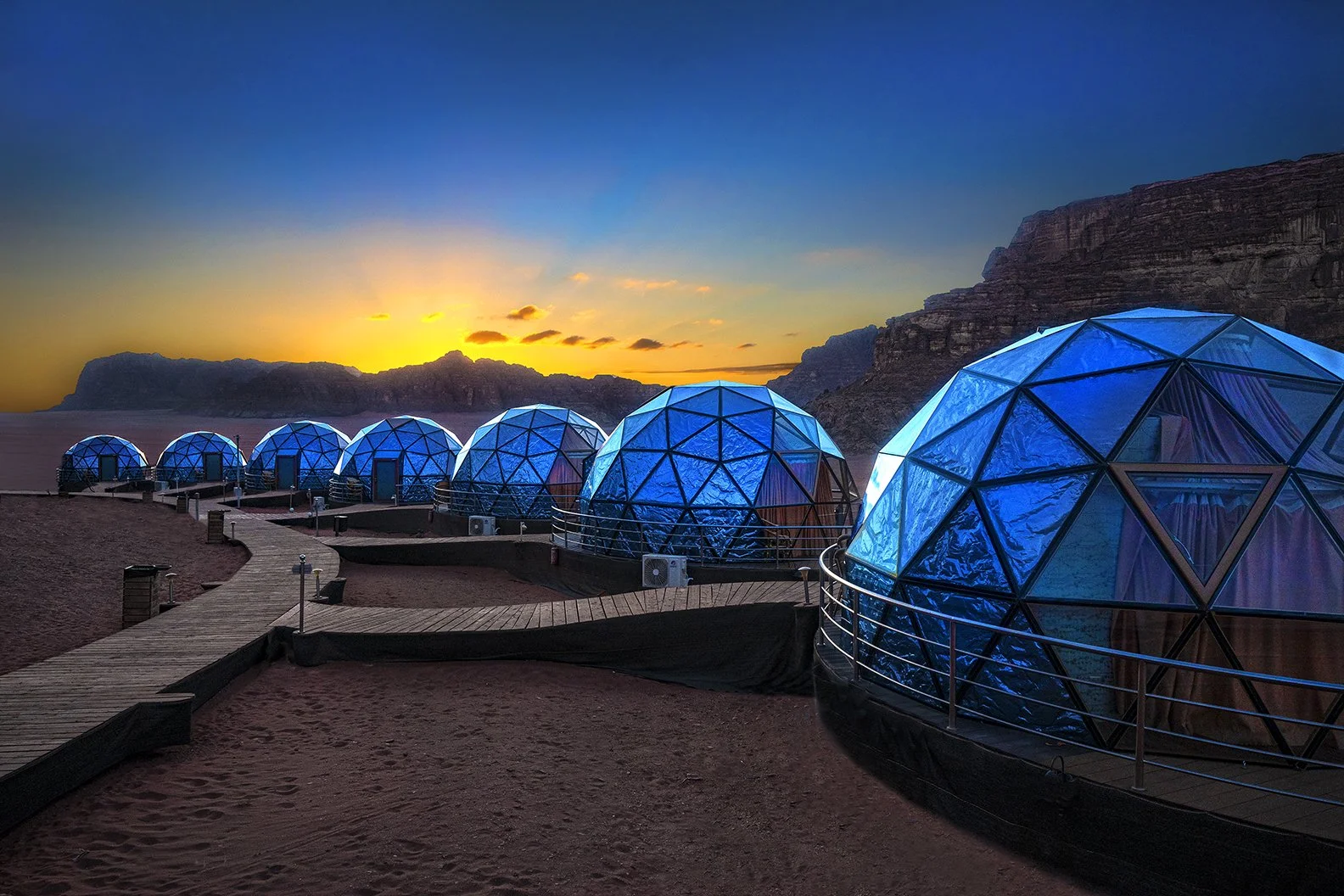 Geodesic Dome Campground - Wadi Rum, Jordan 2024