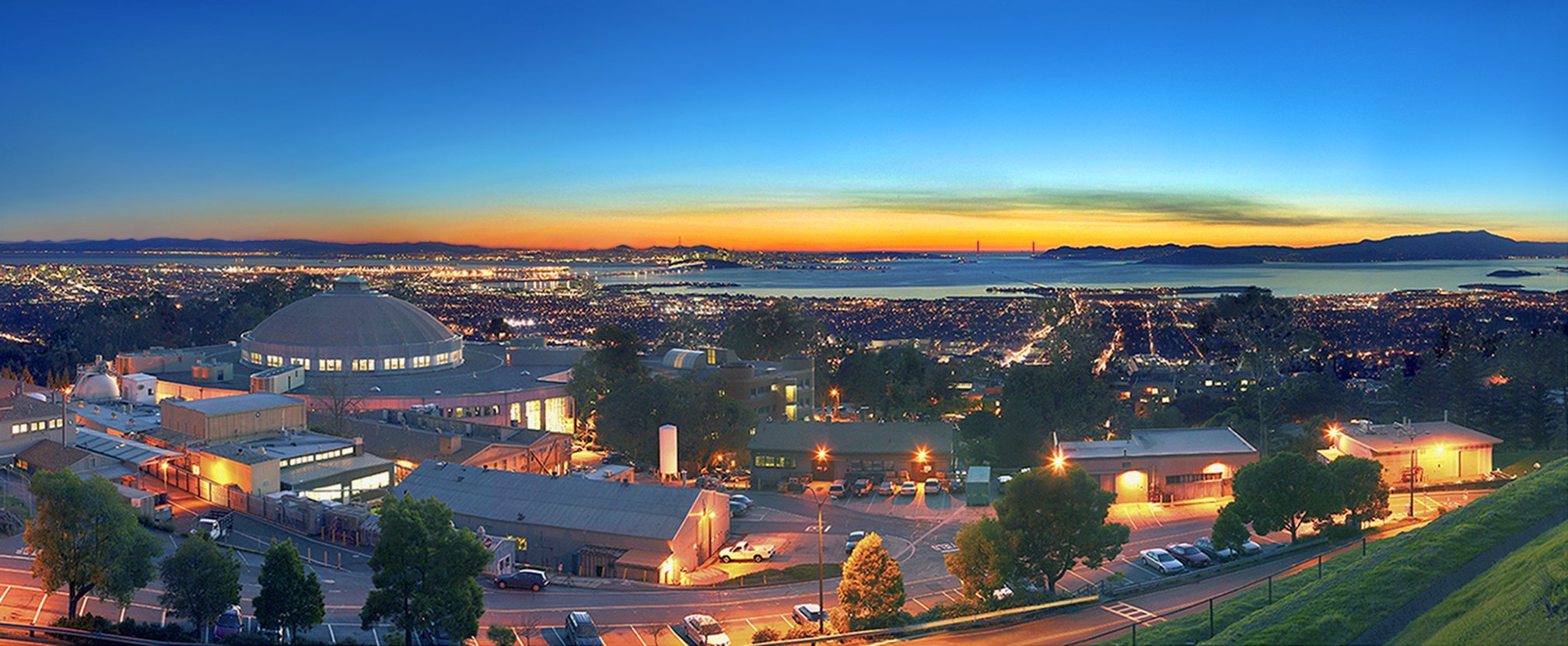 LBNL at sunset - Berkeley Lab 2004 - client: US Dept. of Energy