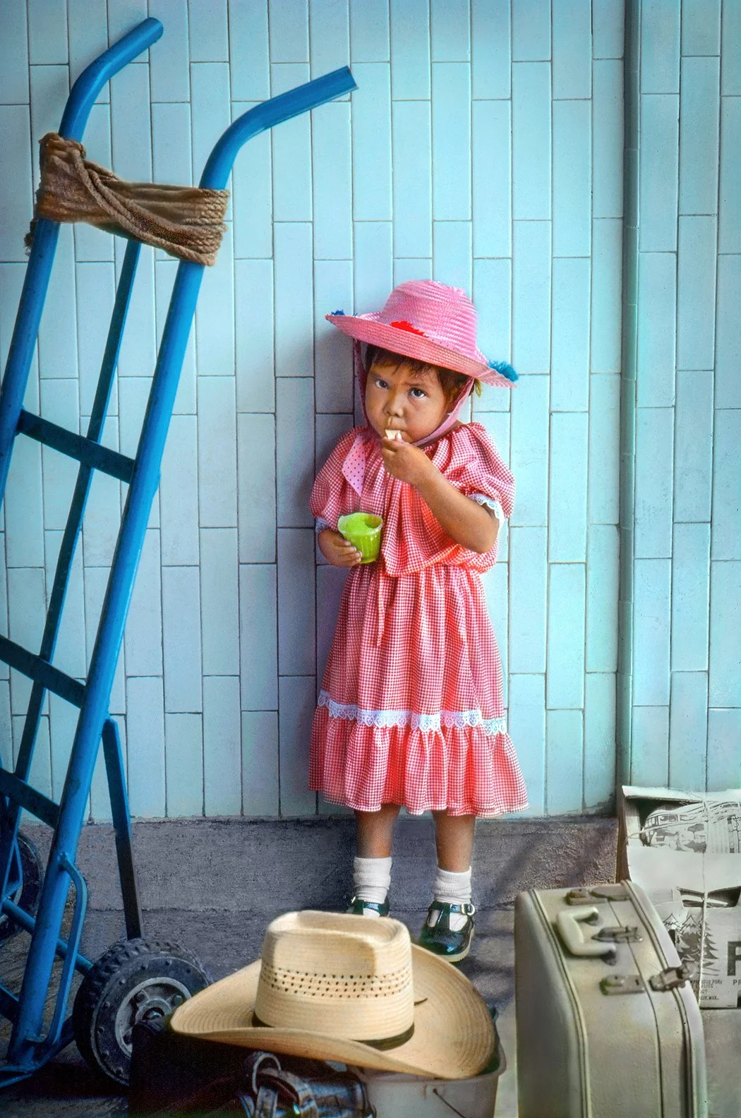 Bus Depot  - Uruapan, Mexico  1980