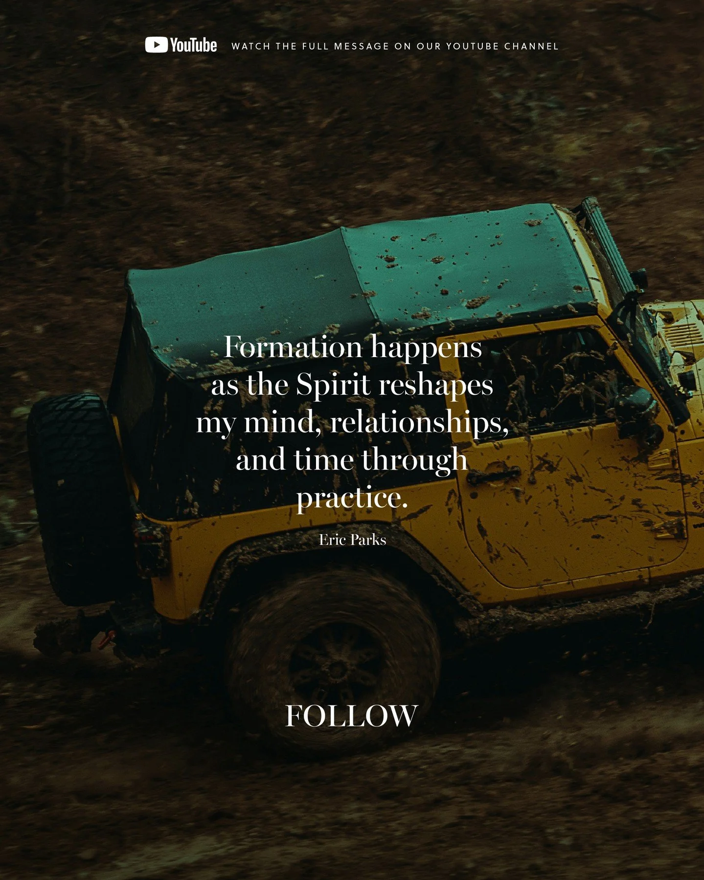 We often think the secret to spiritual growth is trying harder.
Pray more. Be kinder. Stop messing up.
ㅤ
But if we&rsquo;re honest, that cycle usually ends the same way&mdash;
we feel bad, we try harder, and eventually we give up.
ㅤ
The way of Jesus 