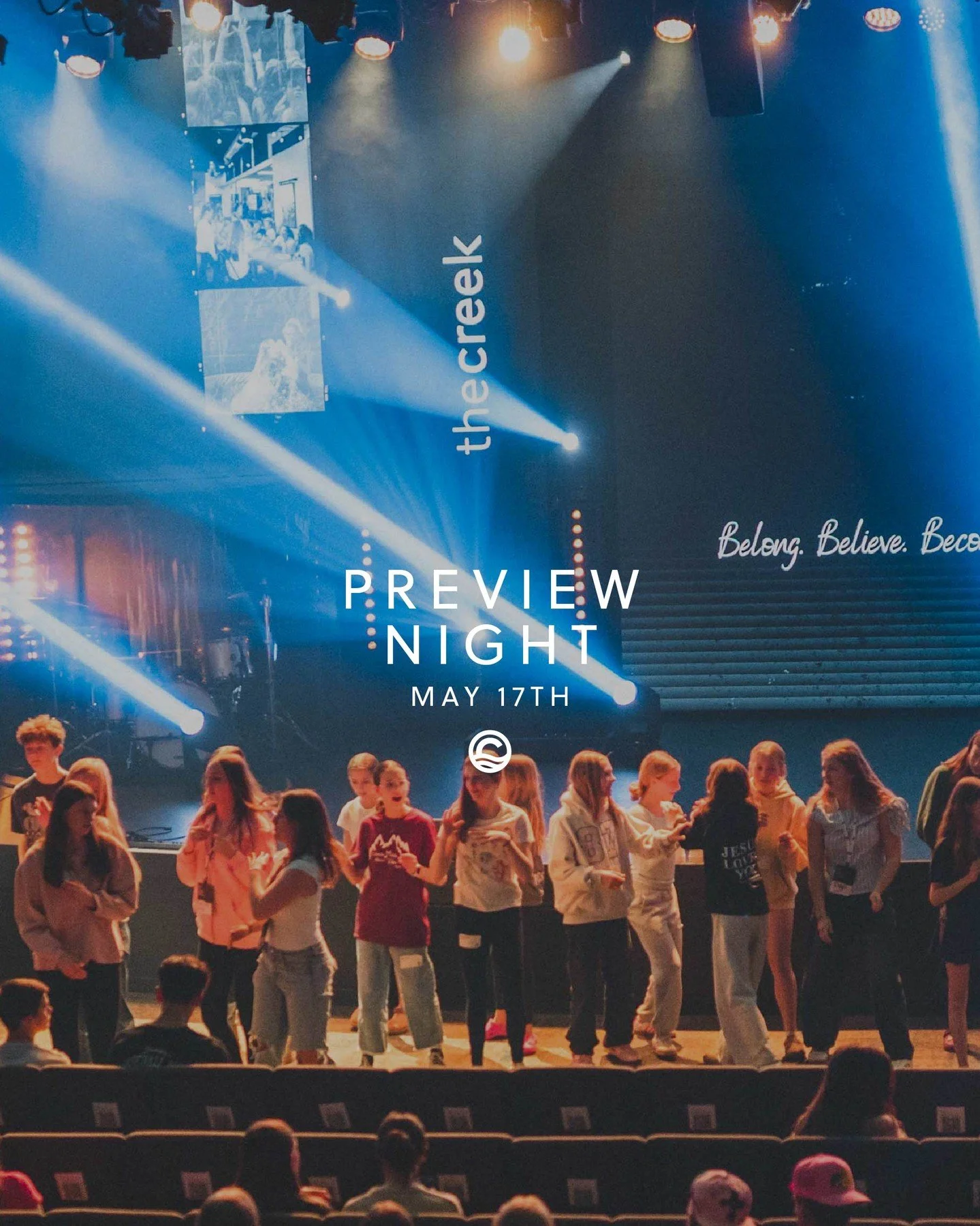 Get a preview of what theCREEK Students is all about! 🤩
ㅤ
This weekend, all current 5th grade students going into 6th grade are invited to Middle School service at 4:30 PM, and all current 8th grade students going into 9th grade are invited to High 