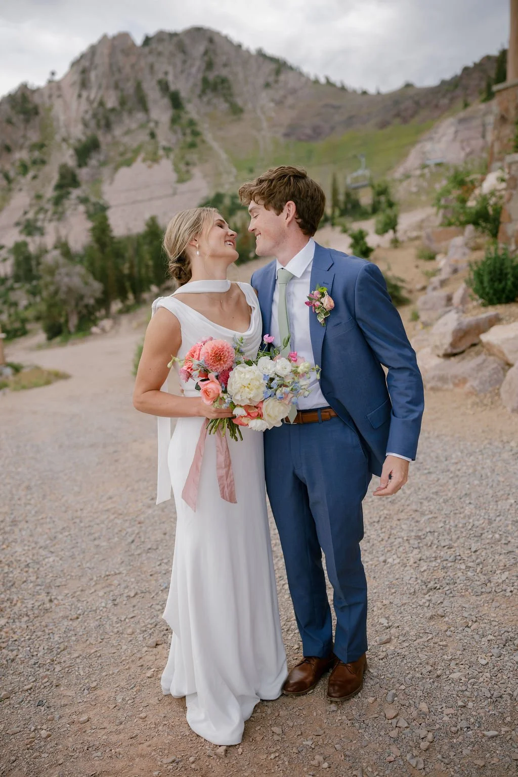 Snowbasin Utah Weddings - Mountain Weddings Utah - Tulipani Floral Studio - Ashley Teresa Weddings Photography - Park City Wedding Florist - Summer Weddings Utah