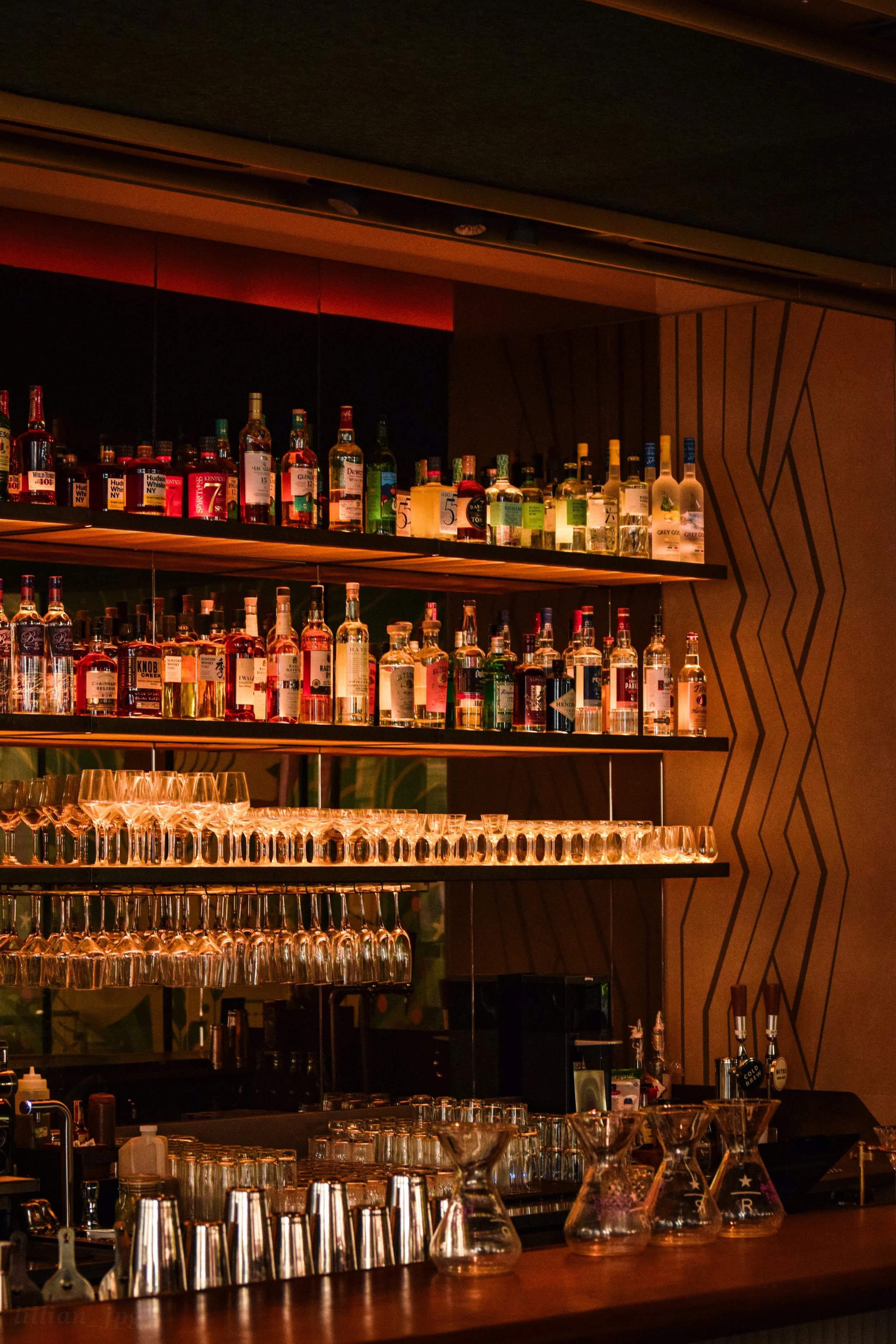 Drinks Ordered Without Looking at the Menu