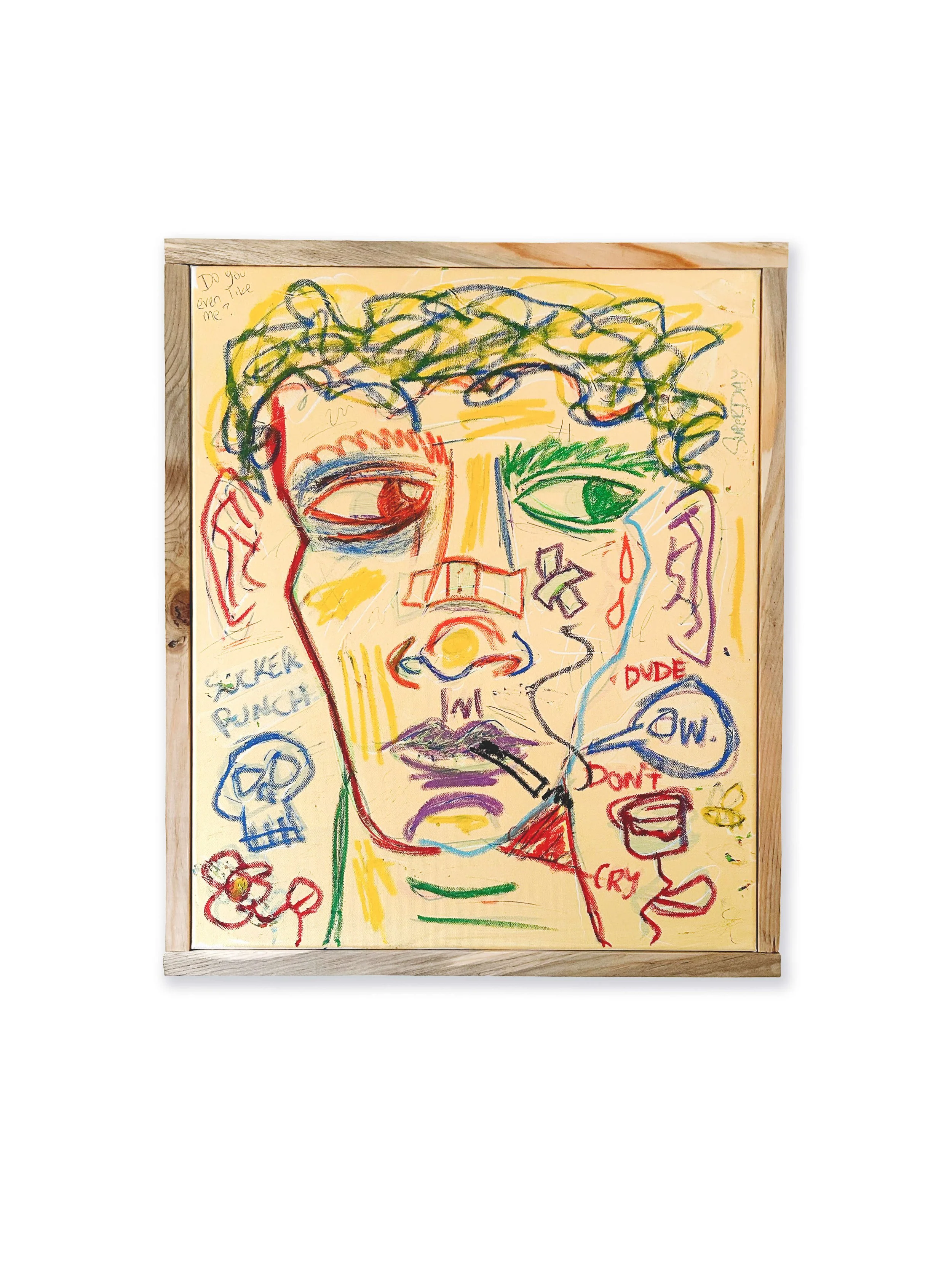  *SOLD* 'Don't cry, dude' - 20" x 24", 2026
