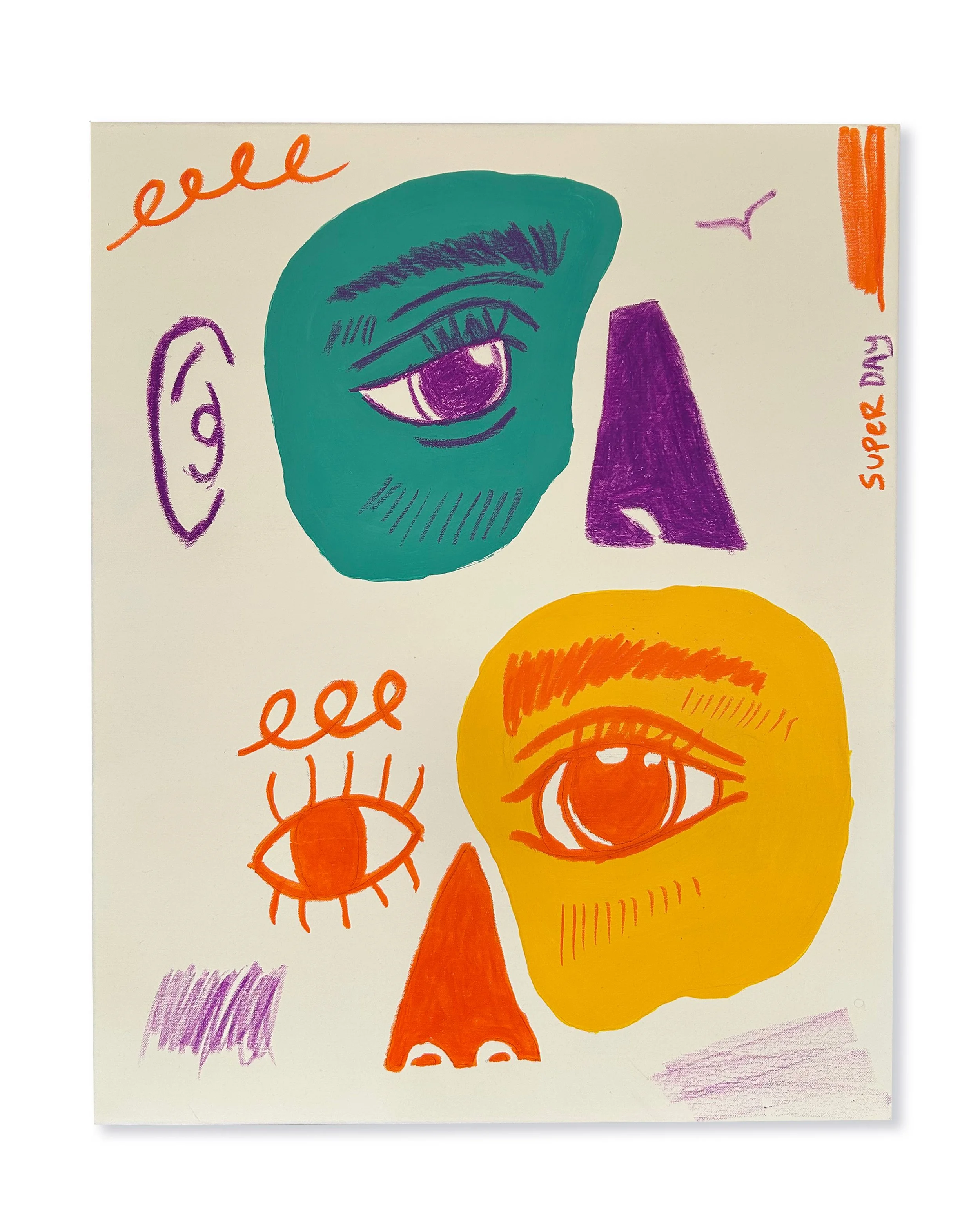 'Gaze #2' - 24" x 30", 2025