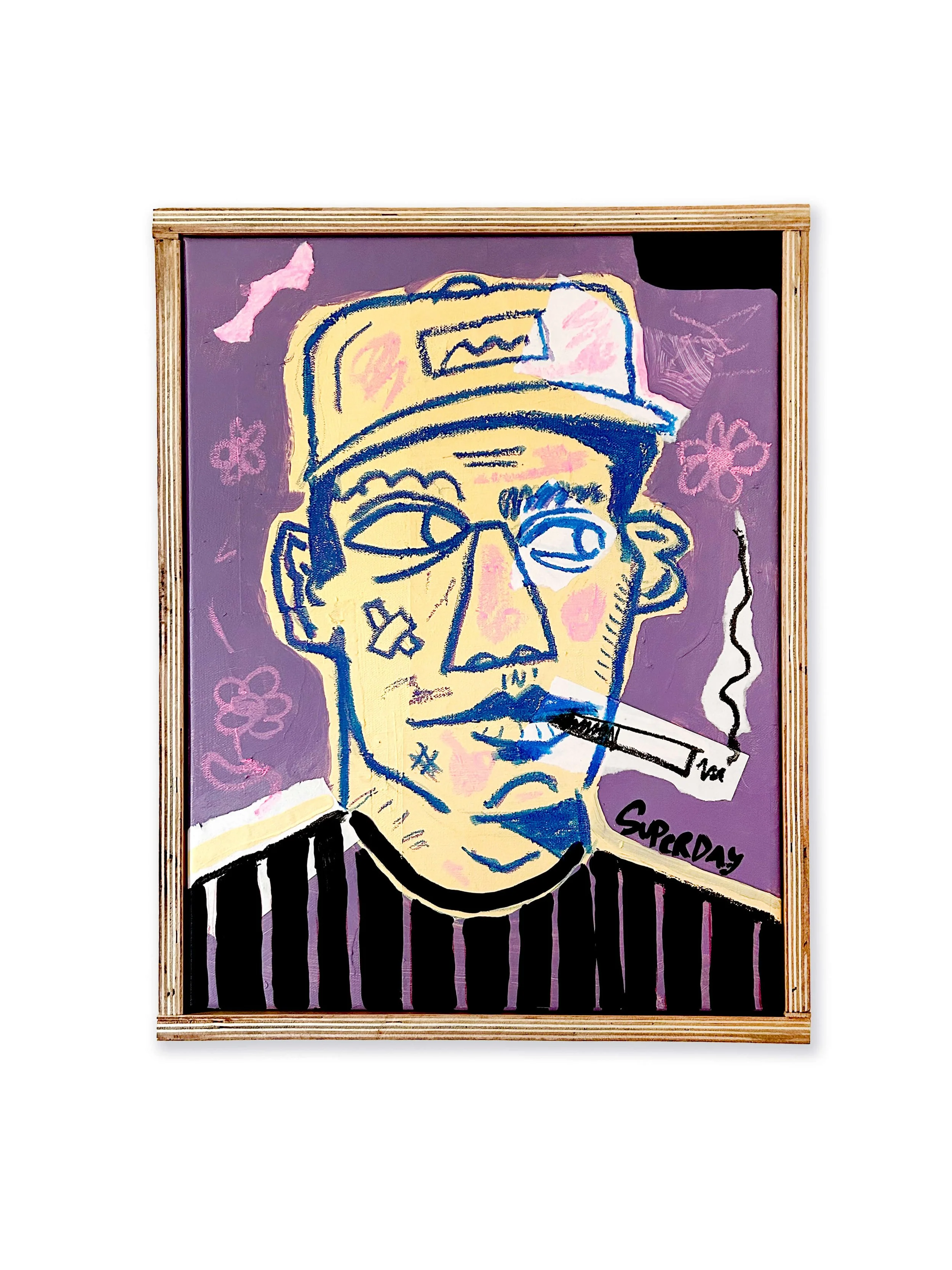 *SOLD* 'Guys can like flowers too' - 14" x 18", 2026