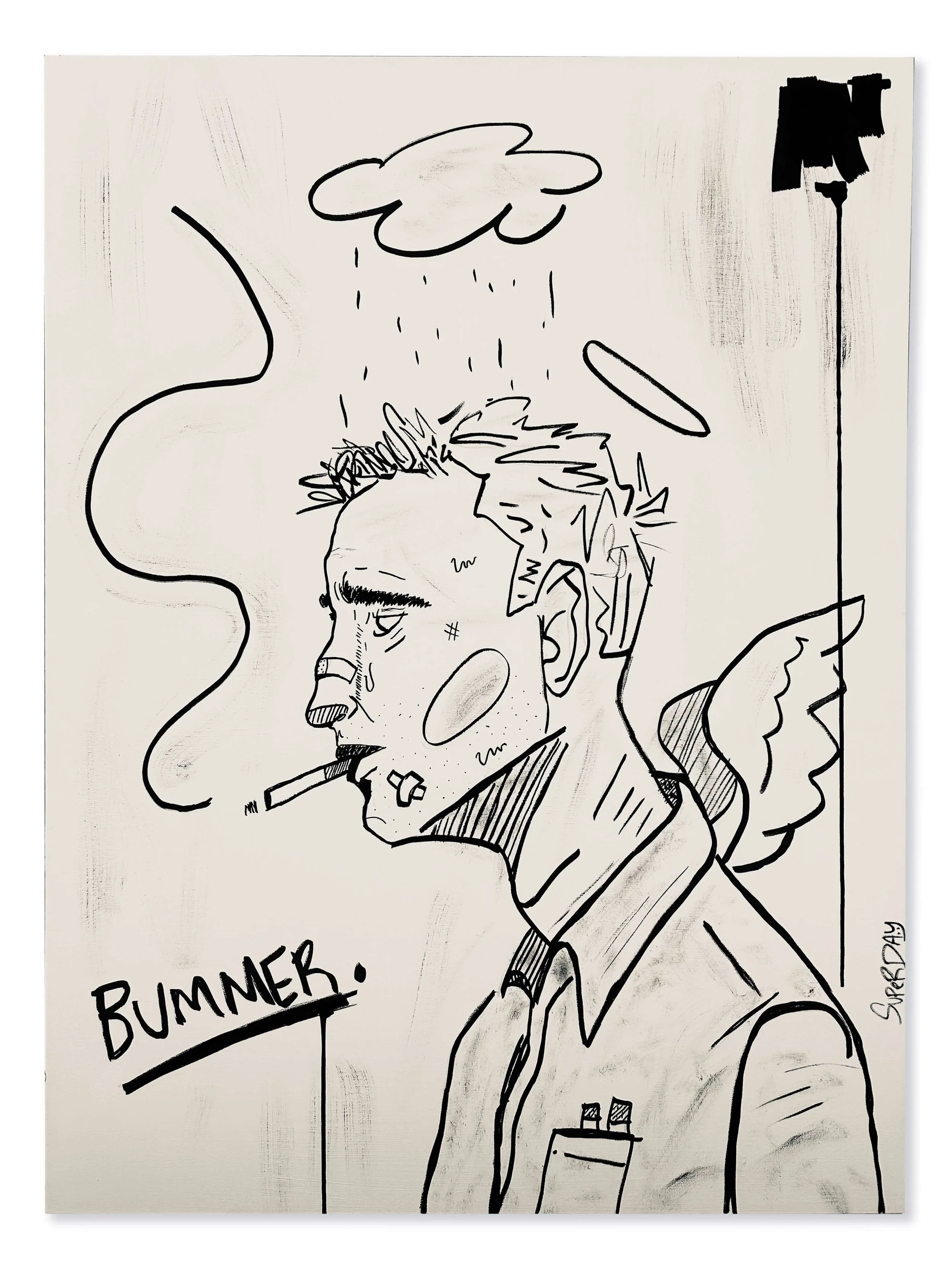 'Bummer' - 36" x 48", 2025