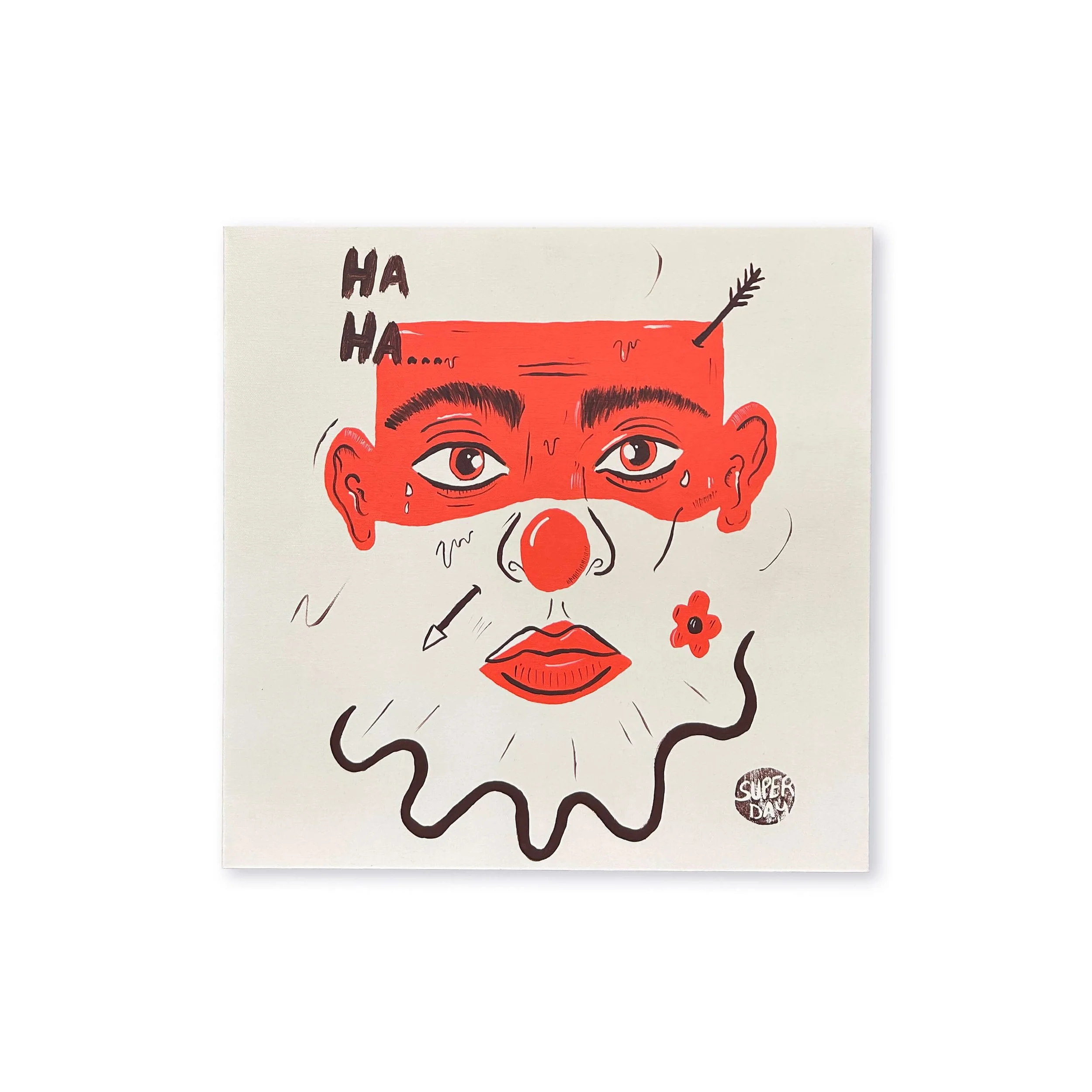 'Funny guy' - 24" x 24", 2024