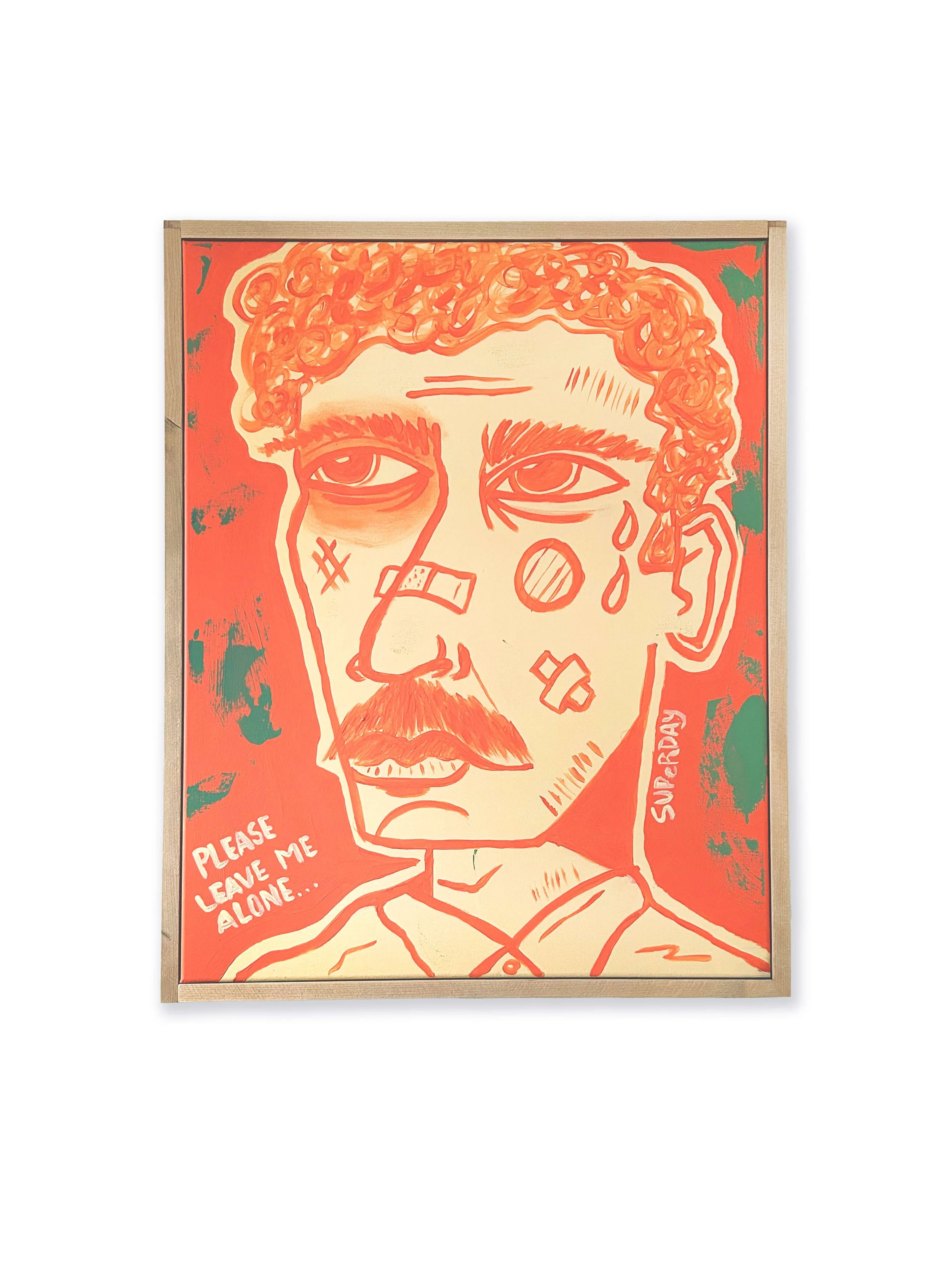  *SOLD* 'Please leave me alone' - 24" x 30", 2026