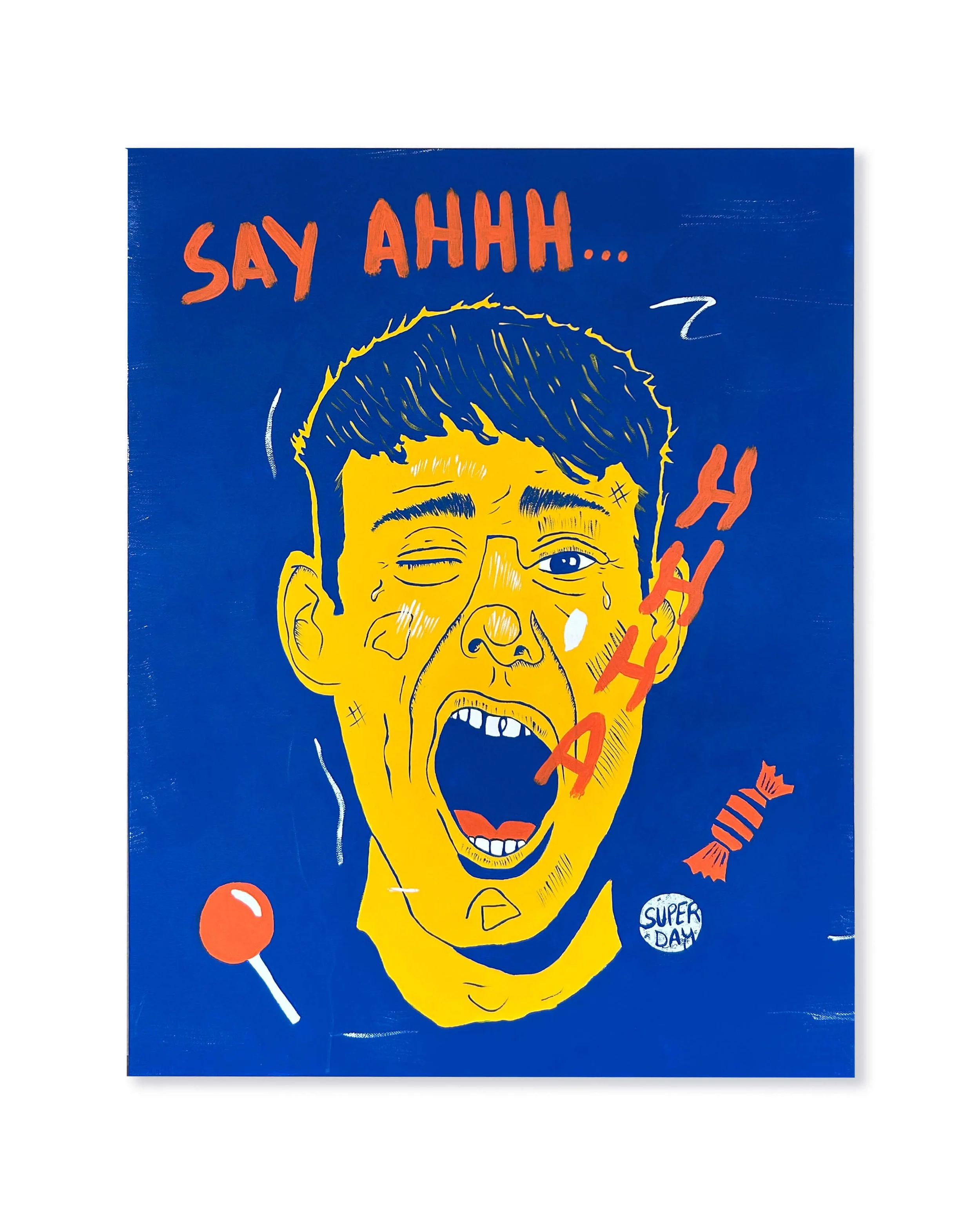 'Say ahhh' - 22" x 28", 2024