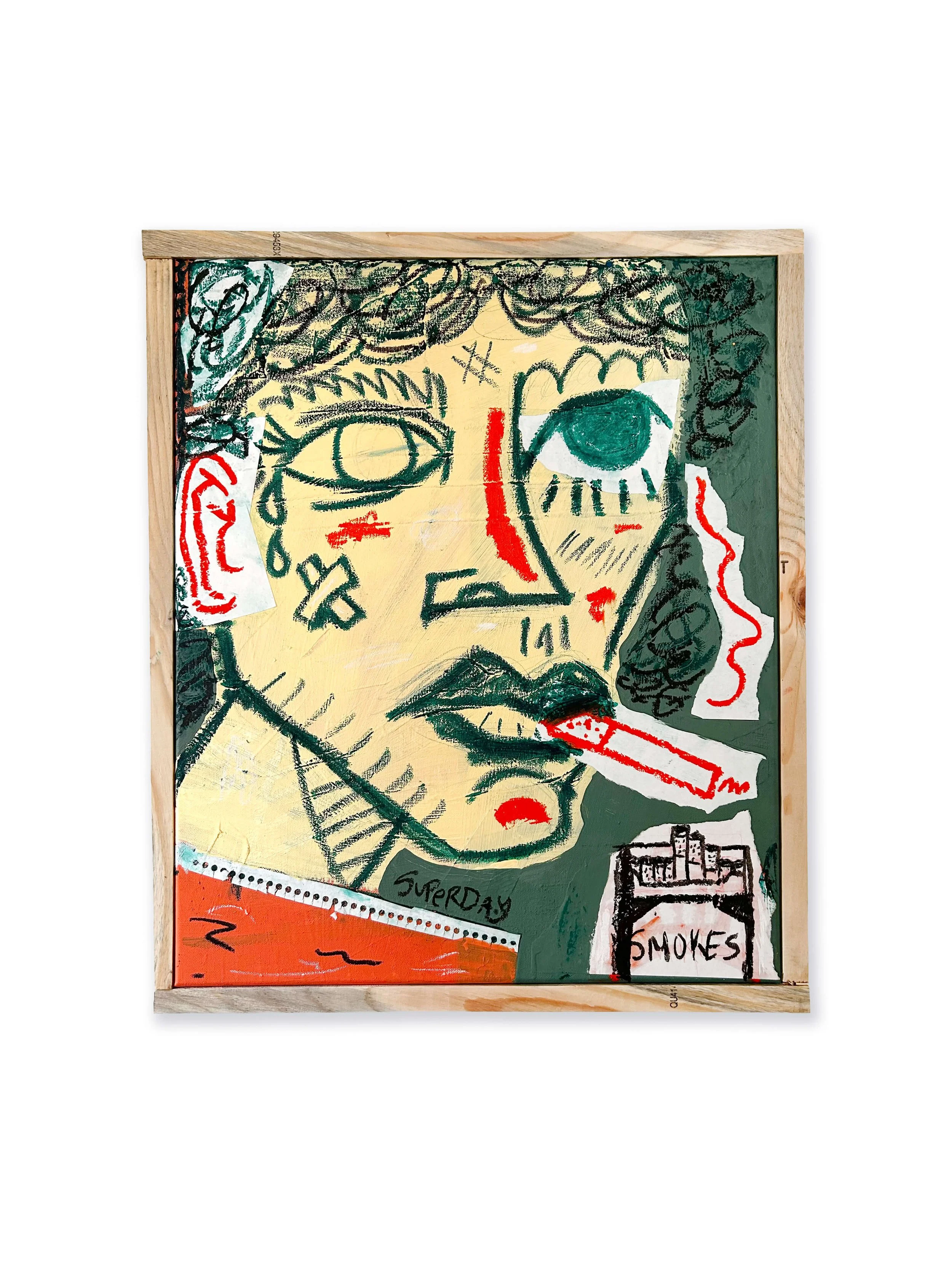  *SOLD* 'Beauty queens don't smoke' - 20" x 24", 2026