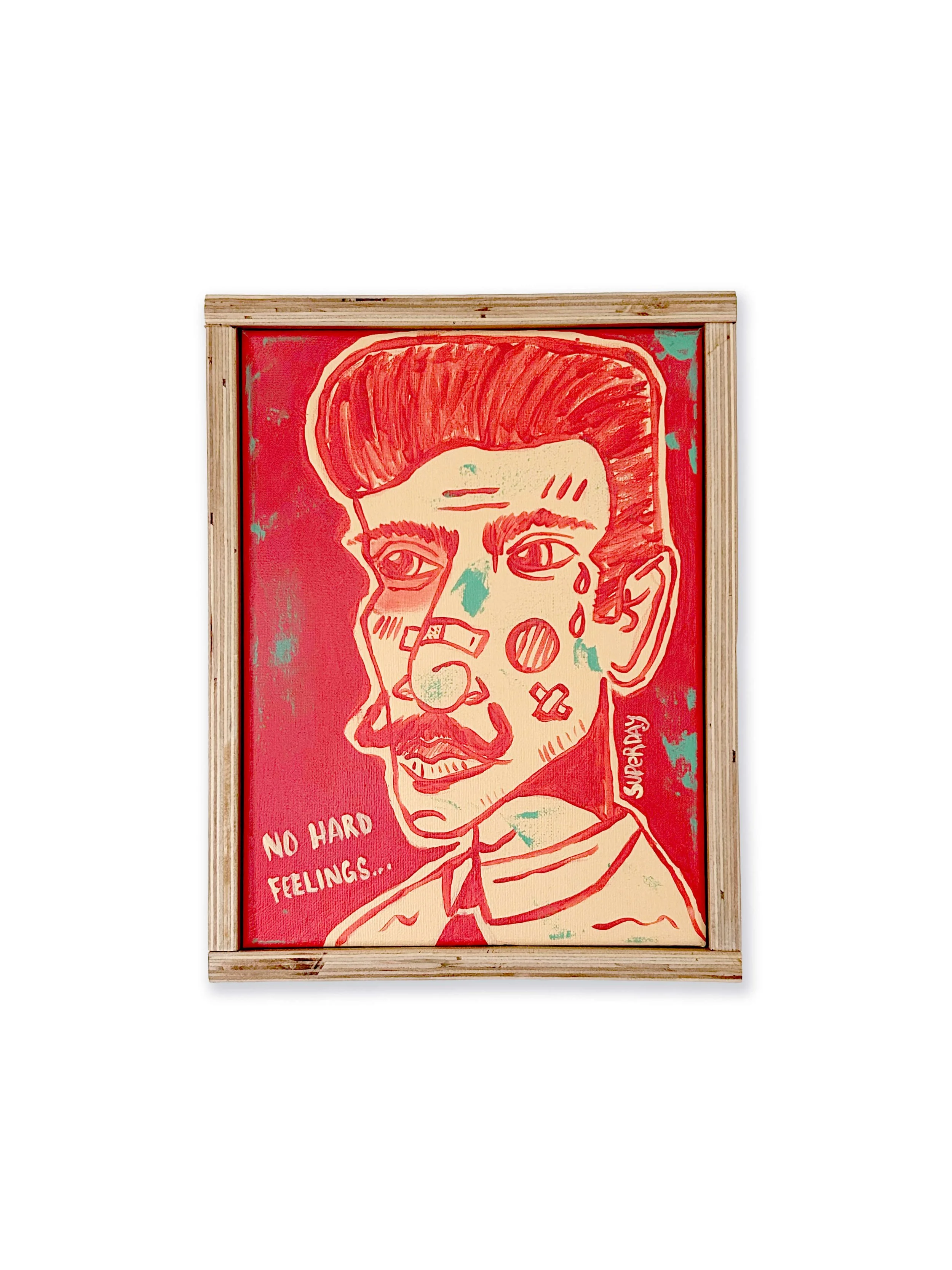  *SOLD* 'No hard feelings' - 12" x 9", 2026