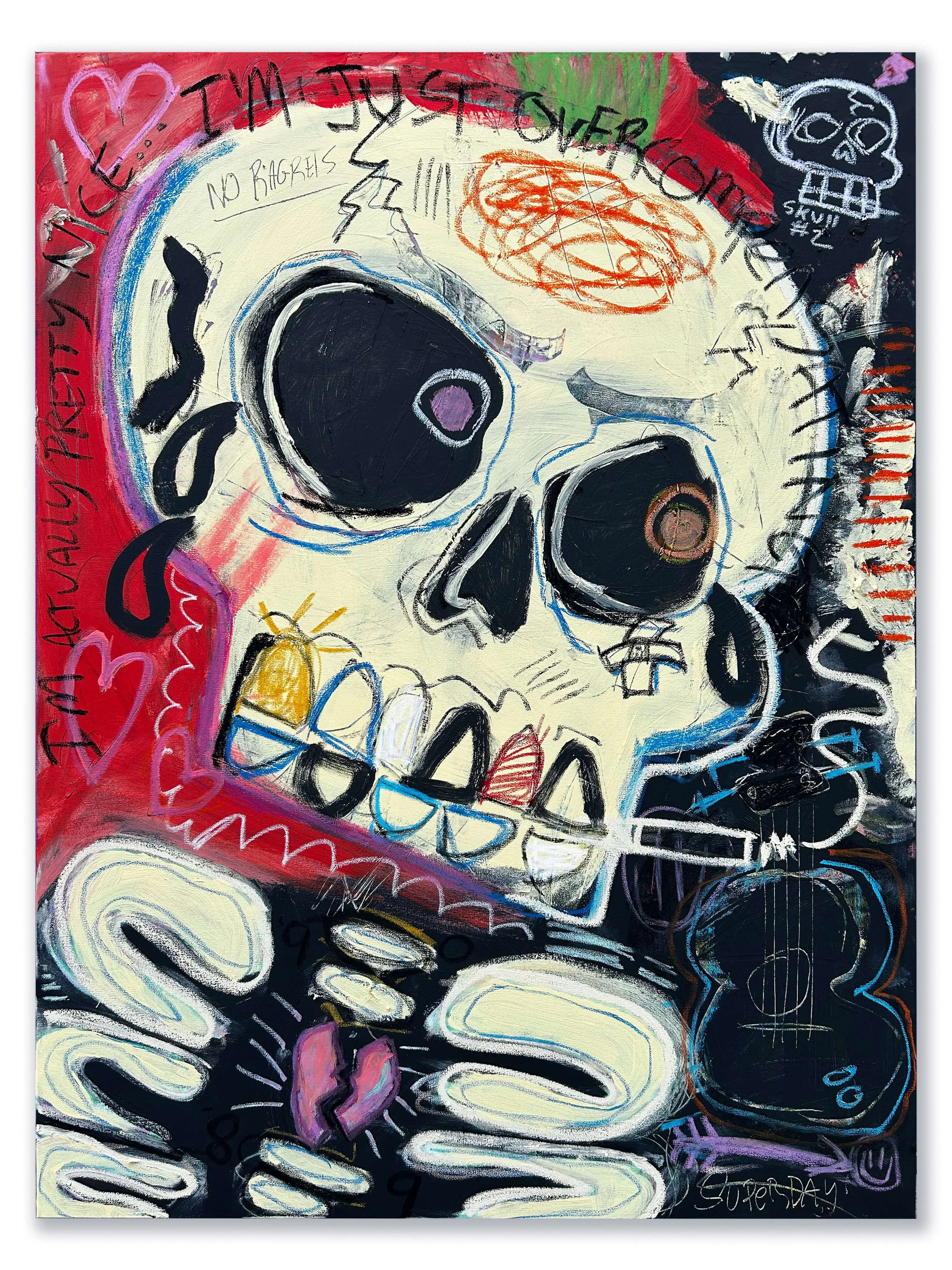 'I'm actually pretty nice' - 36" x 48", 2025