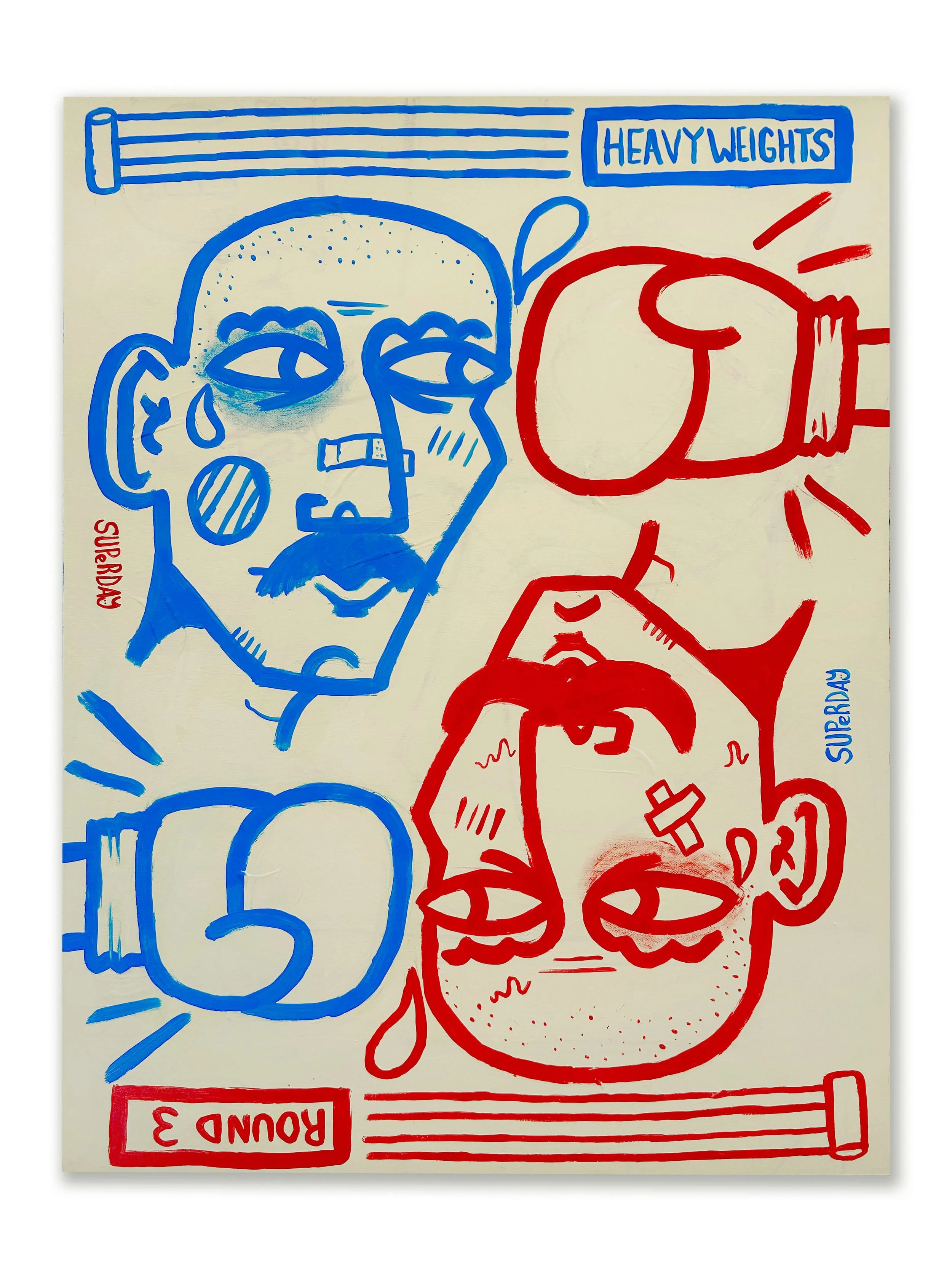 *SOLD* 'Heavyweights' - 30" x 40", 2026