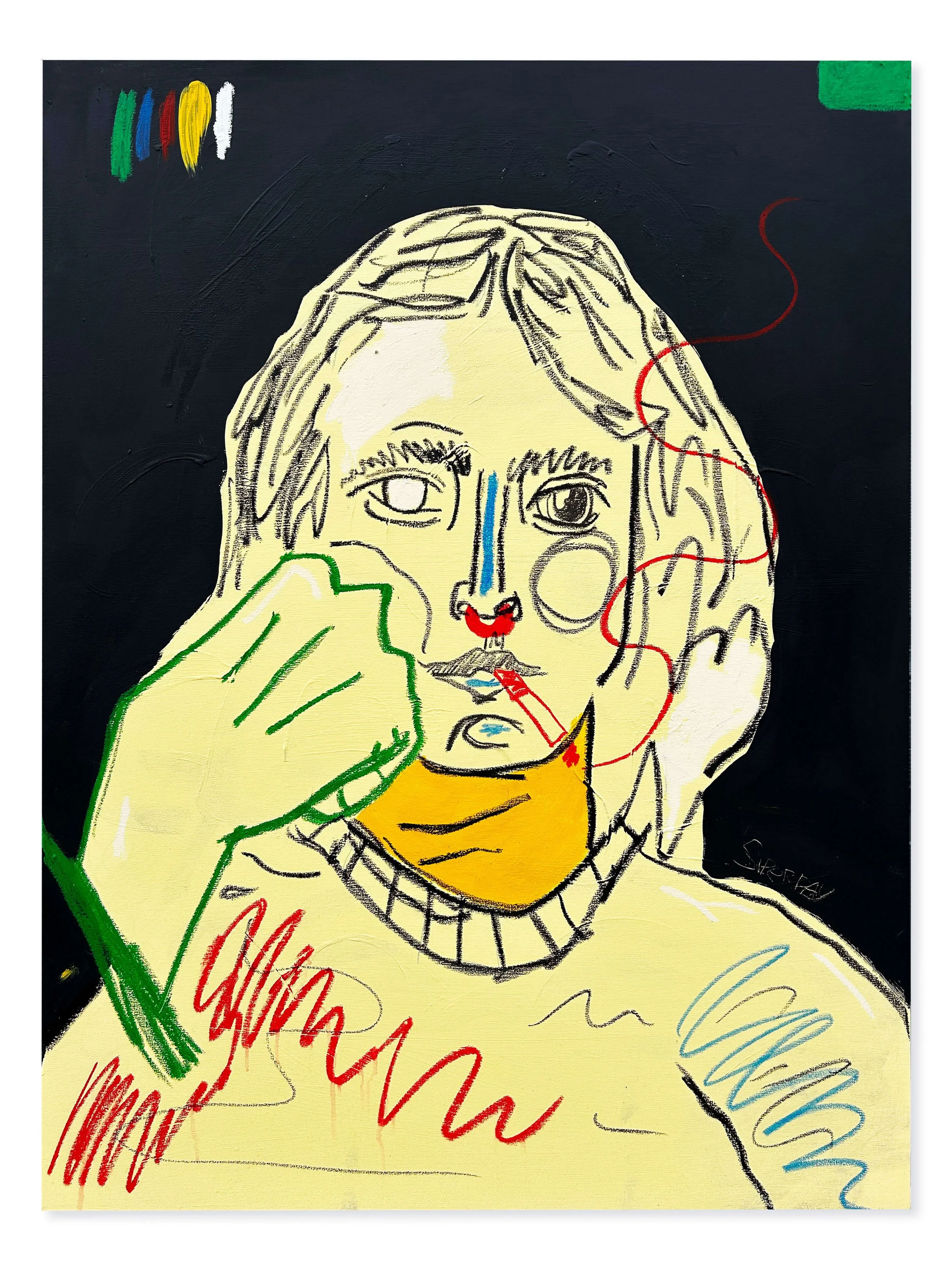 'Don't step to my girl' - 36" x 48", 2025