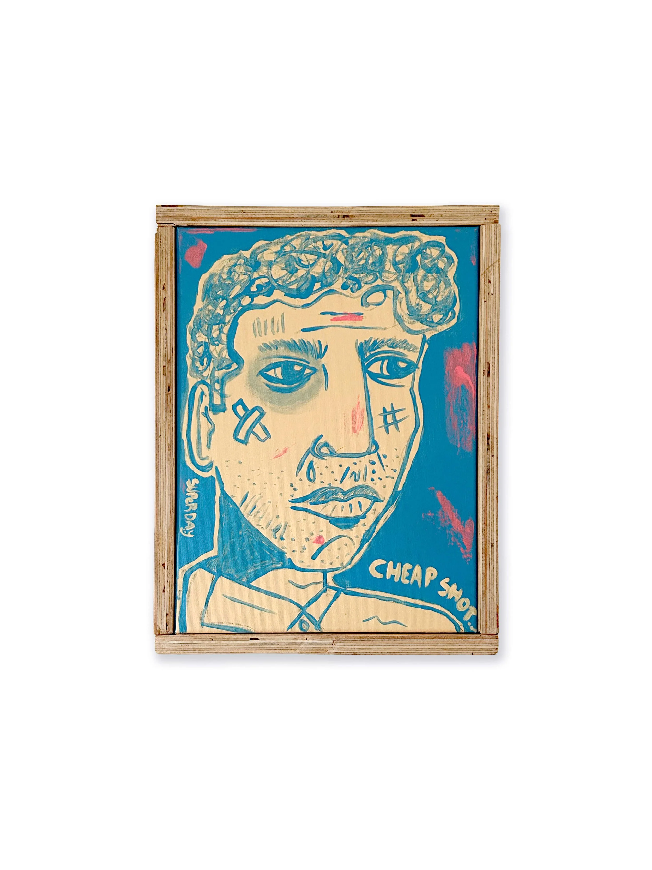 'Beat up blues' - 12" x 9", 2026