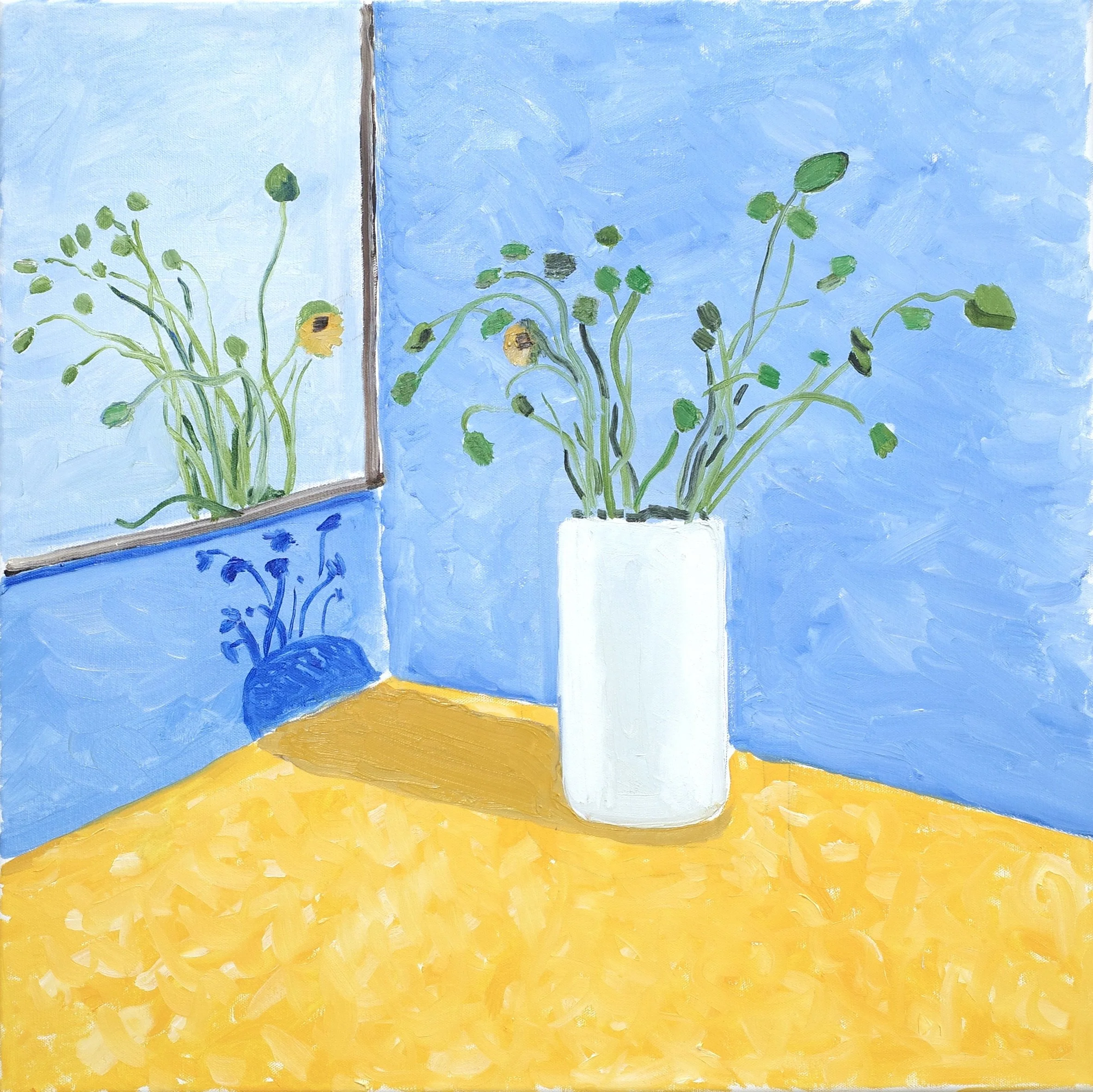 Flowers on Yellow Table, 2026 (Copy)