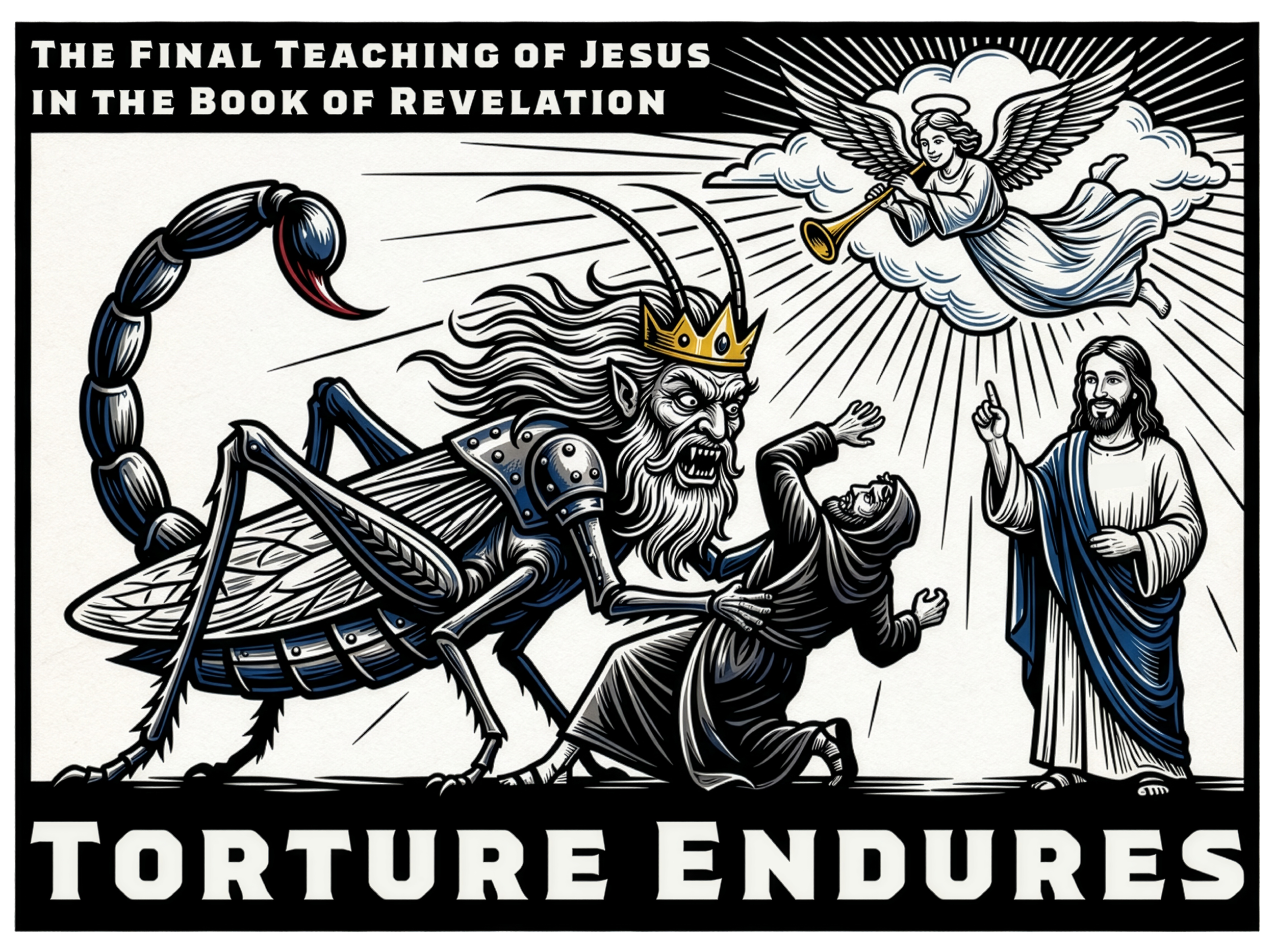 Torture endures the final teaching of Jesus in the Book of Revelation