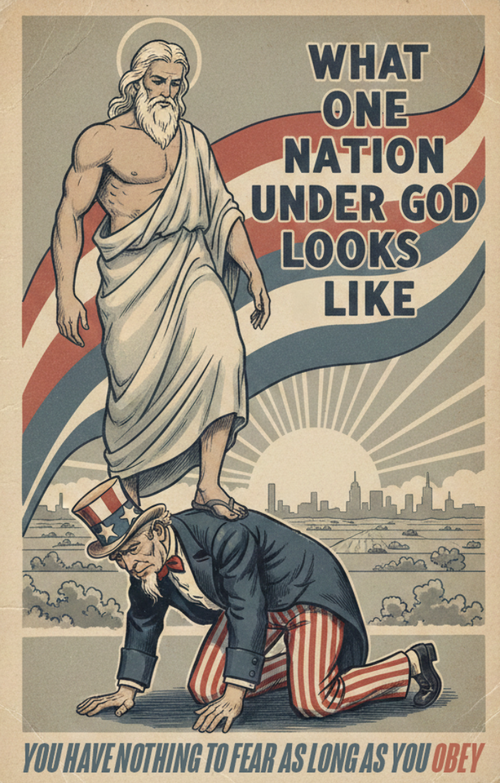 One Nation Under God Obey Poster