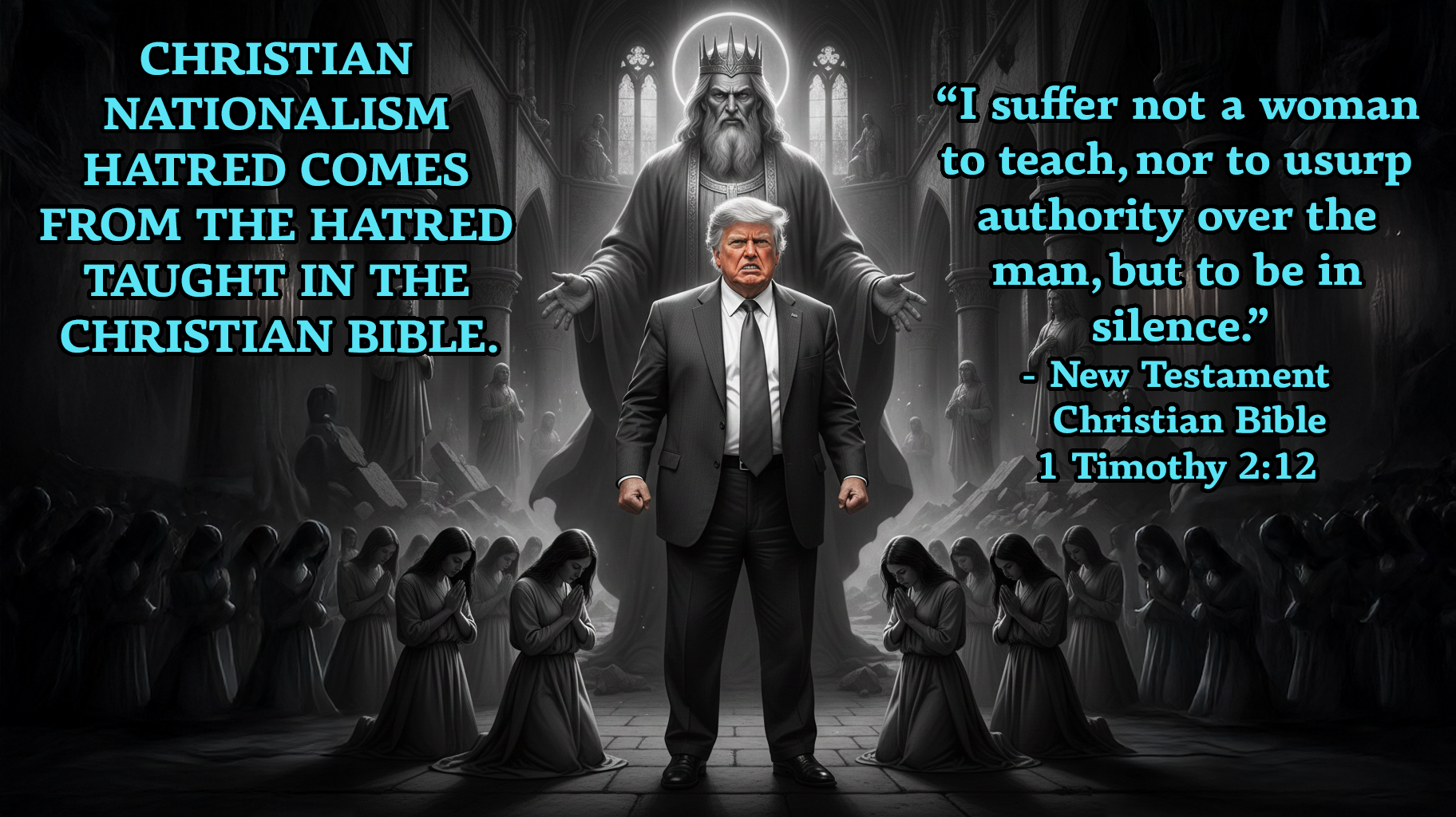 Christian Nationalist Hatred Of Women Bible Book Of Timothy