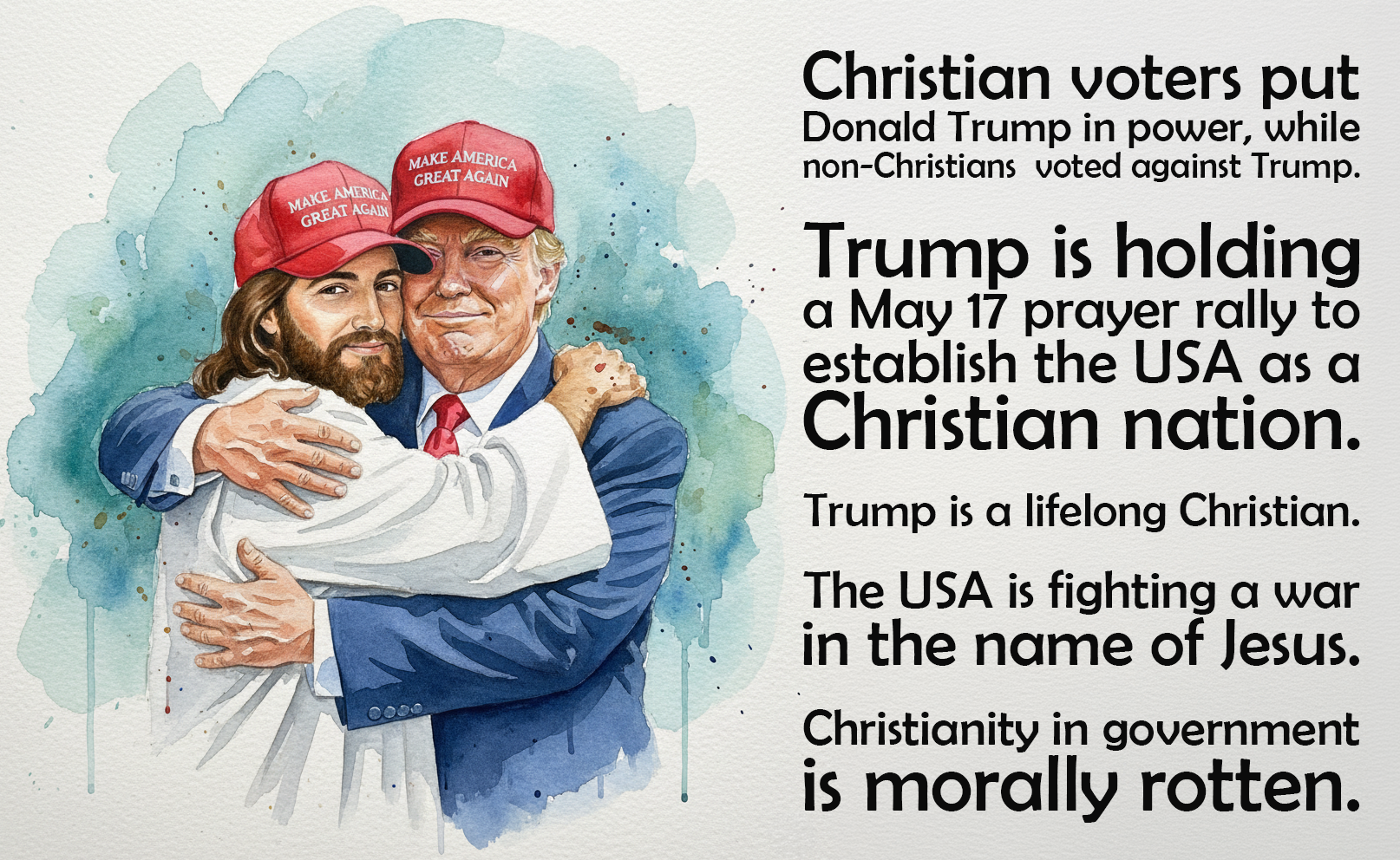 Christianity in Government Is Morally Rotten 