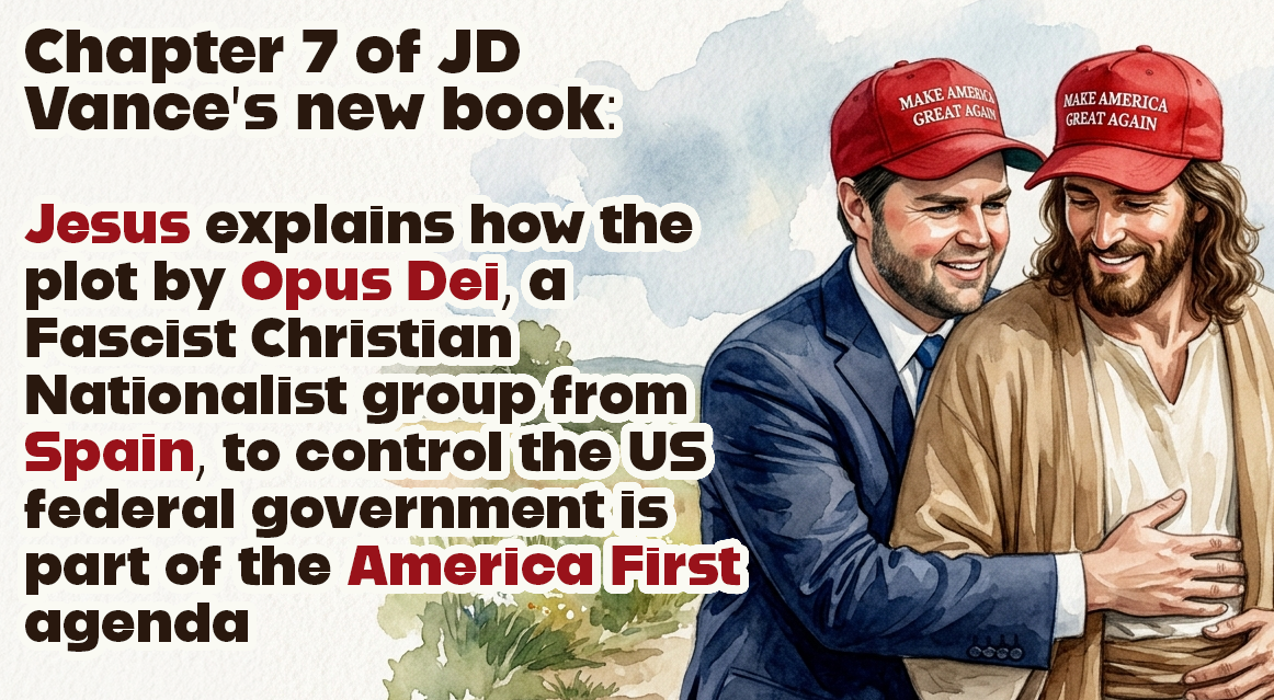 JD Vance and Jesus share a romantic moment in Chapter 7 of the book Communion