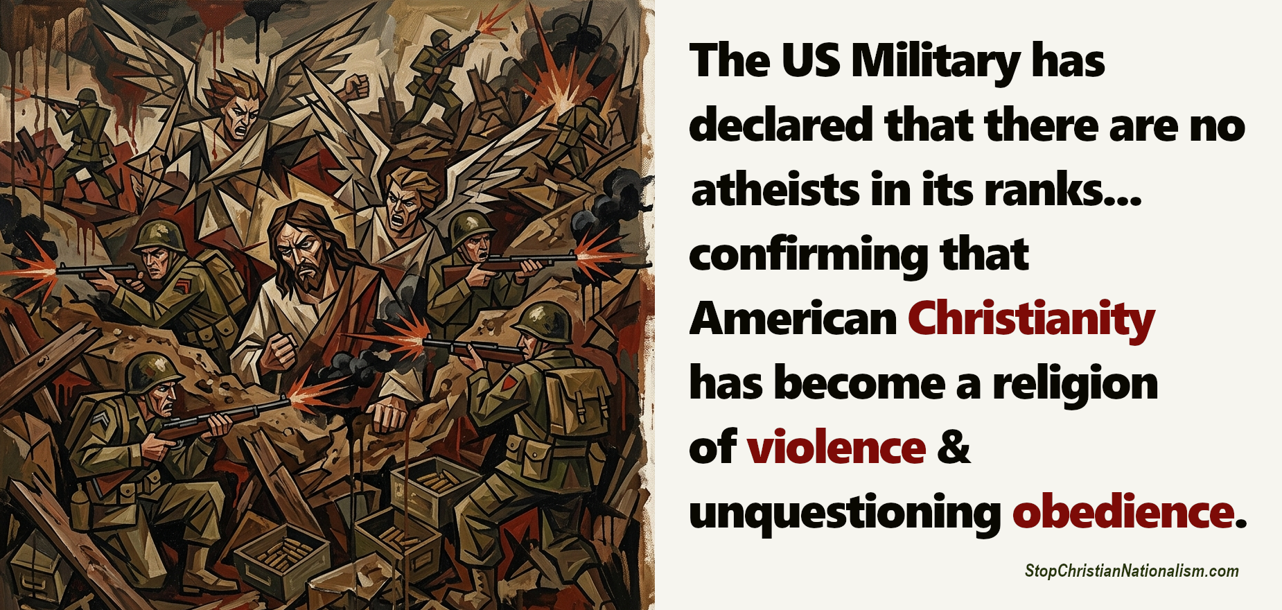 If There Are No Atheists In The Military…
