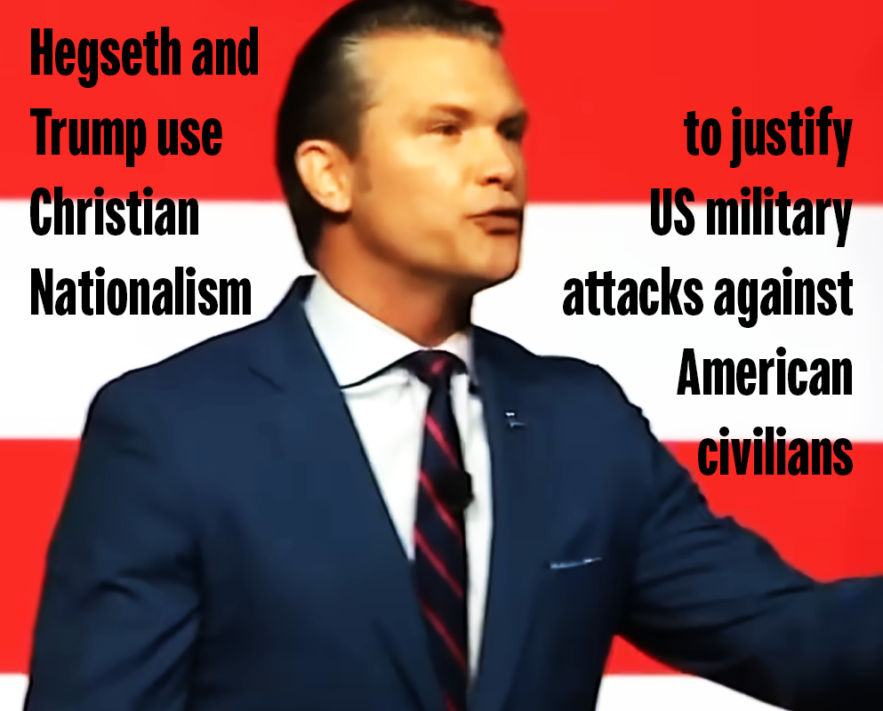 Hegseth And Trump Announce Plan To Use US Military To Defend Christianity Against American Dissidents