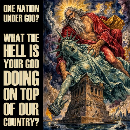 What Is The Christian God Doing On Top Of Our Country?