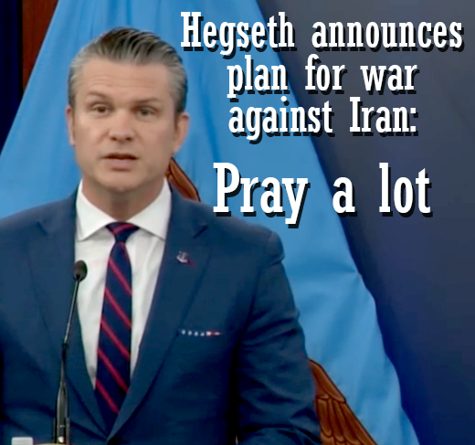 Christian Nationalist Plan For War With Iran Is To Pray A Lot 