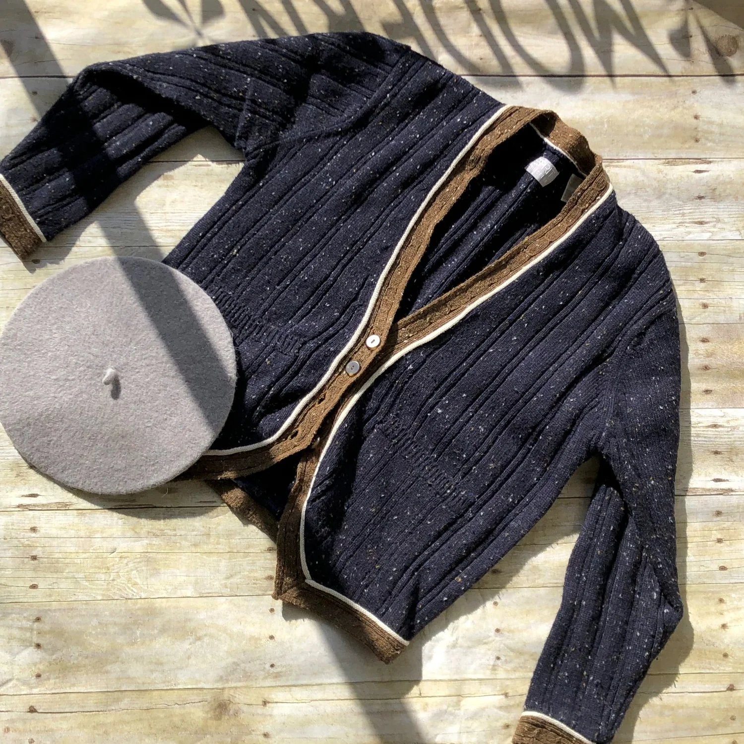 SPORTSWEAR Vintage Cardigan Dark Navy M Navy Vintage Cardigan - Etsy