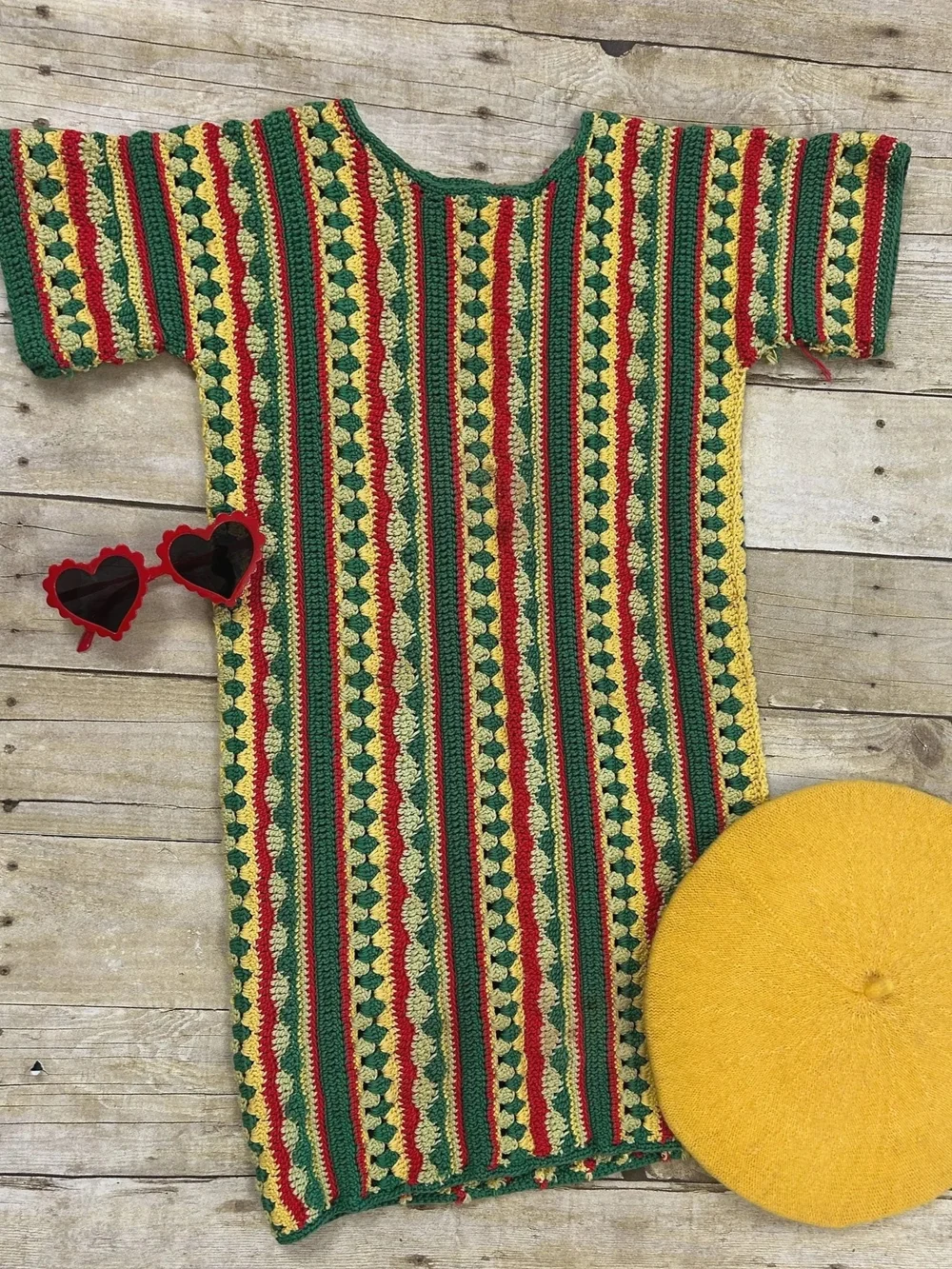 60s boho dress Vintage Crochet Shift Dress, style, knit, fits ages 6-8 yrs HELLO MOLLY Bodycon Lover sheer fabric See full listing for Paper:Matte
