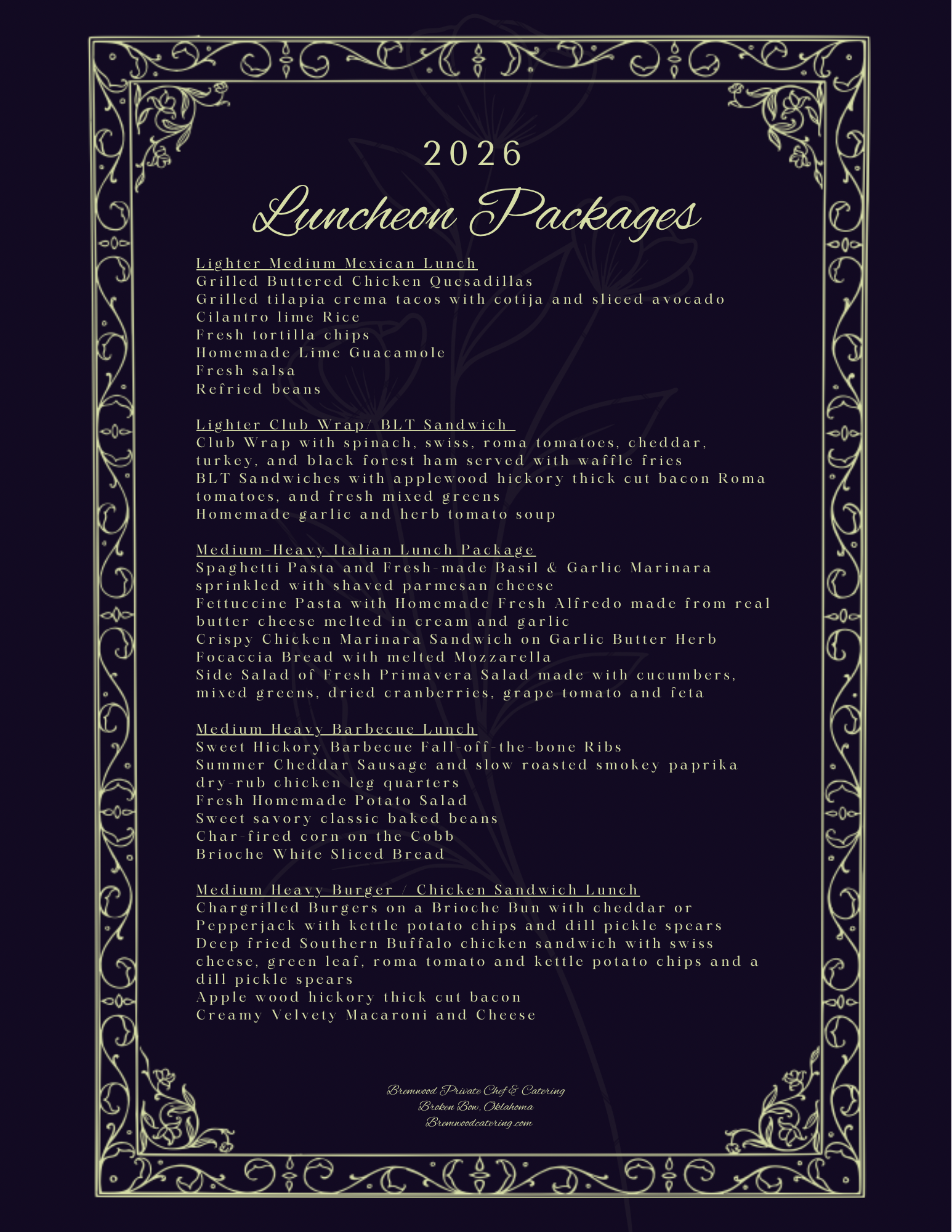 Bremwood Menu - Luncheon Menu - 1.png