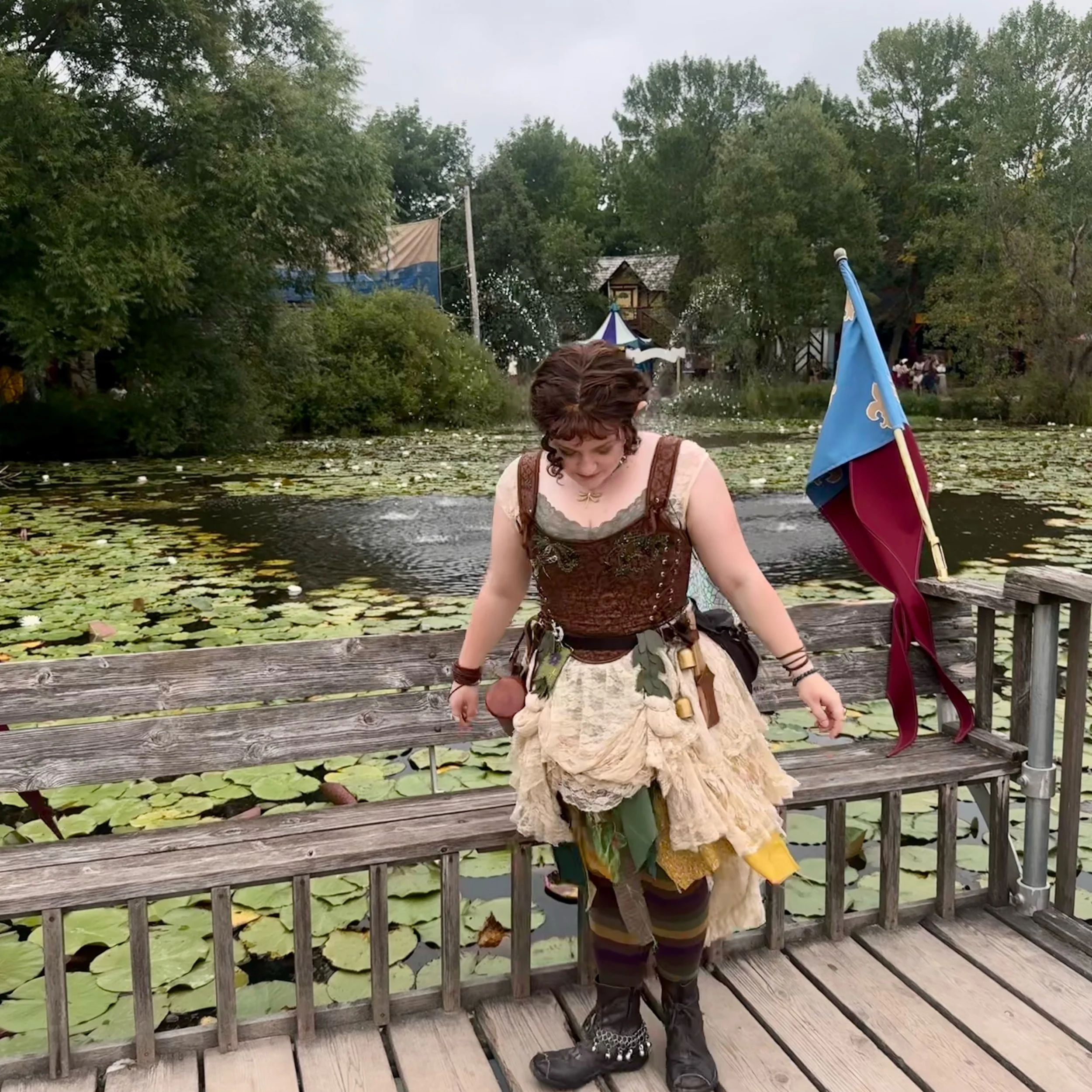 I had knives juggled around me at the ren faire
