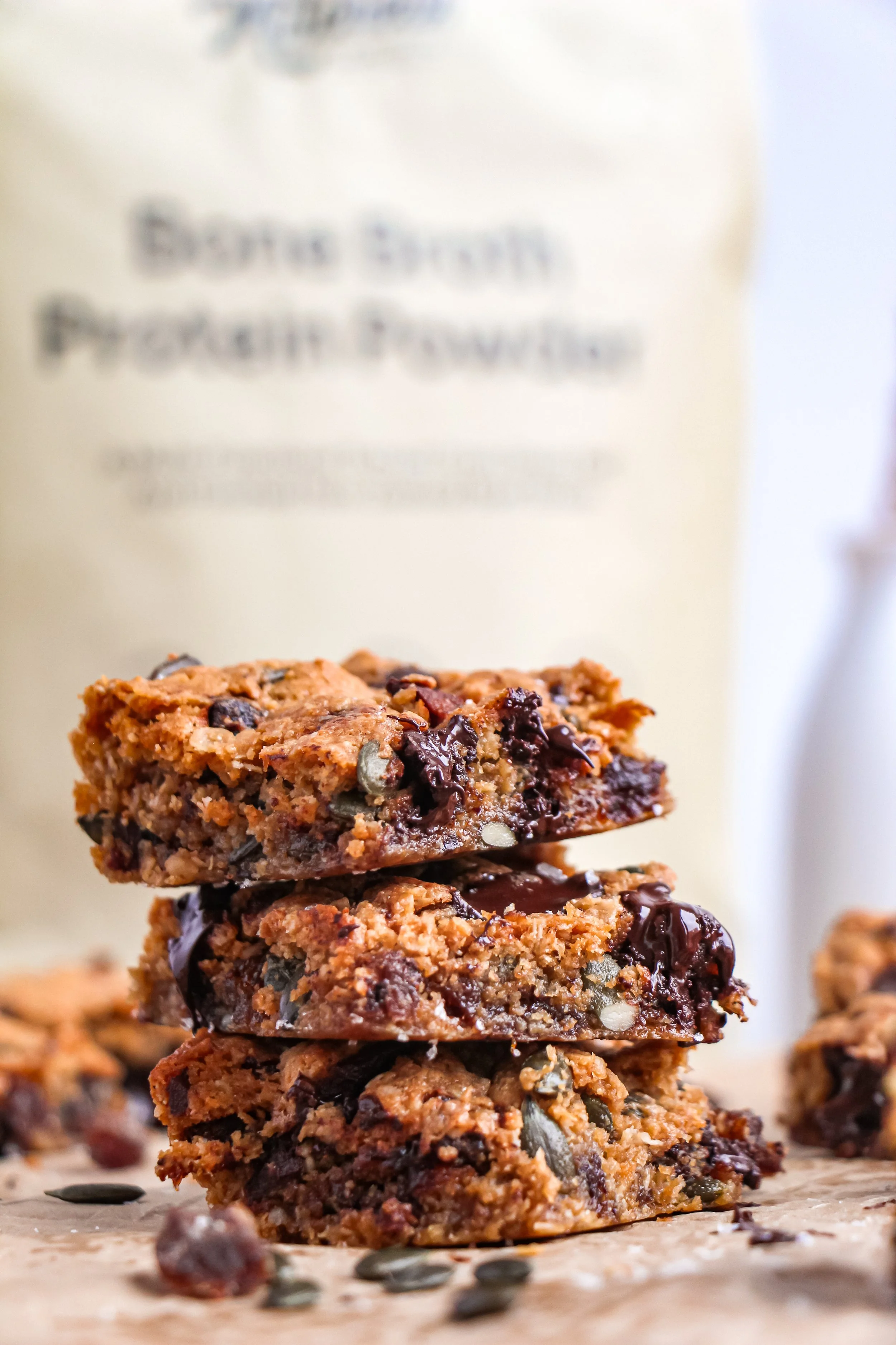 Better-for-you Apricot Choc Bumper Bars Recipe