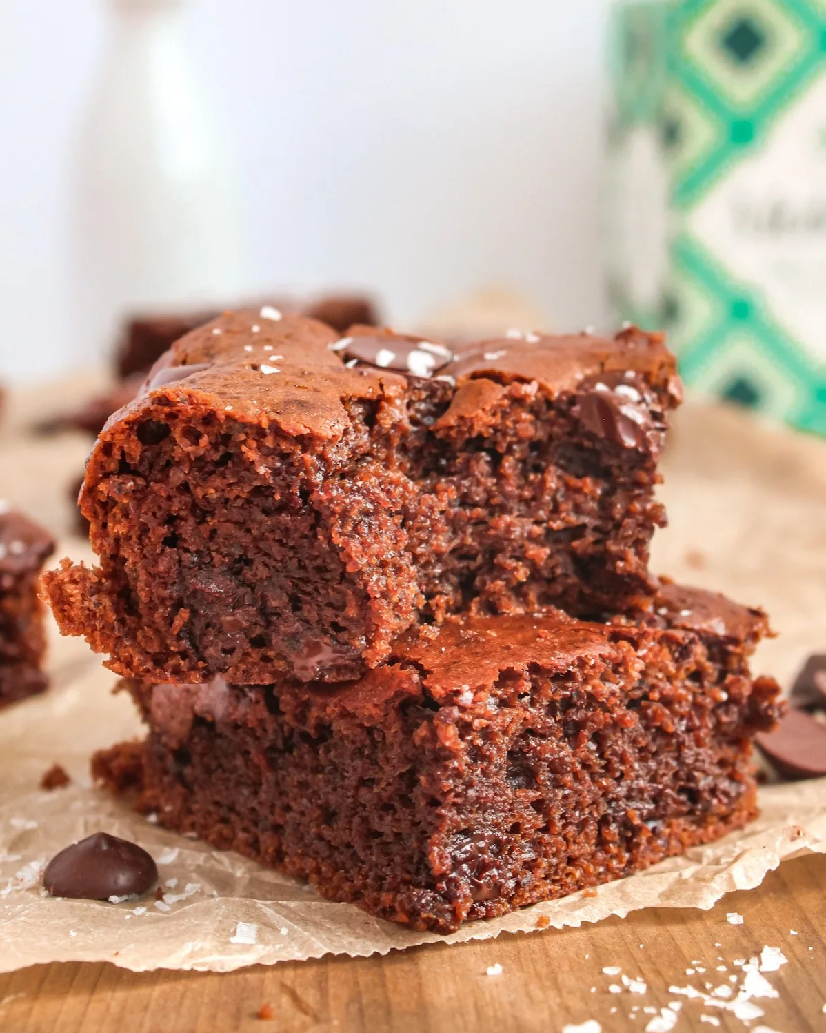Nut Free Tahini Brownies